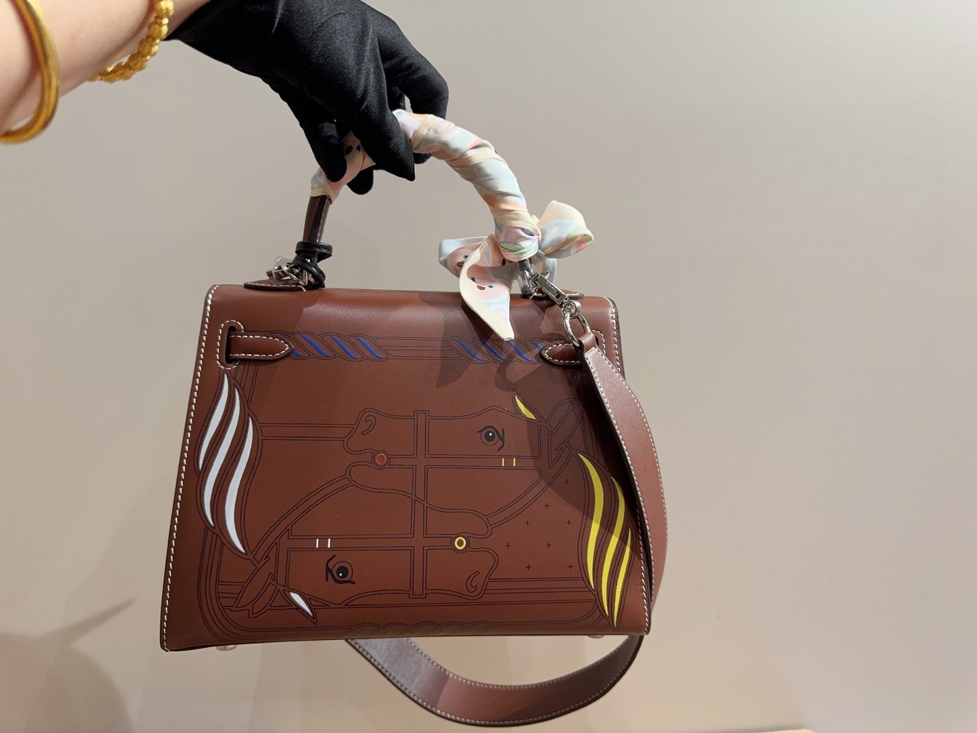 Hermès Hand-Painted Kelly Bag