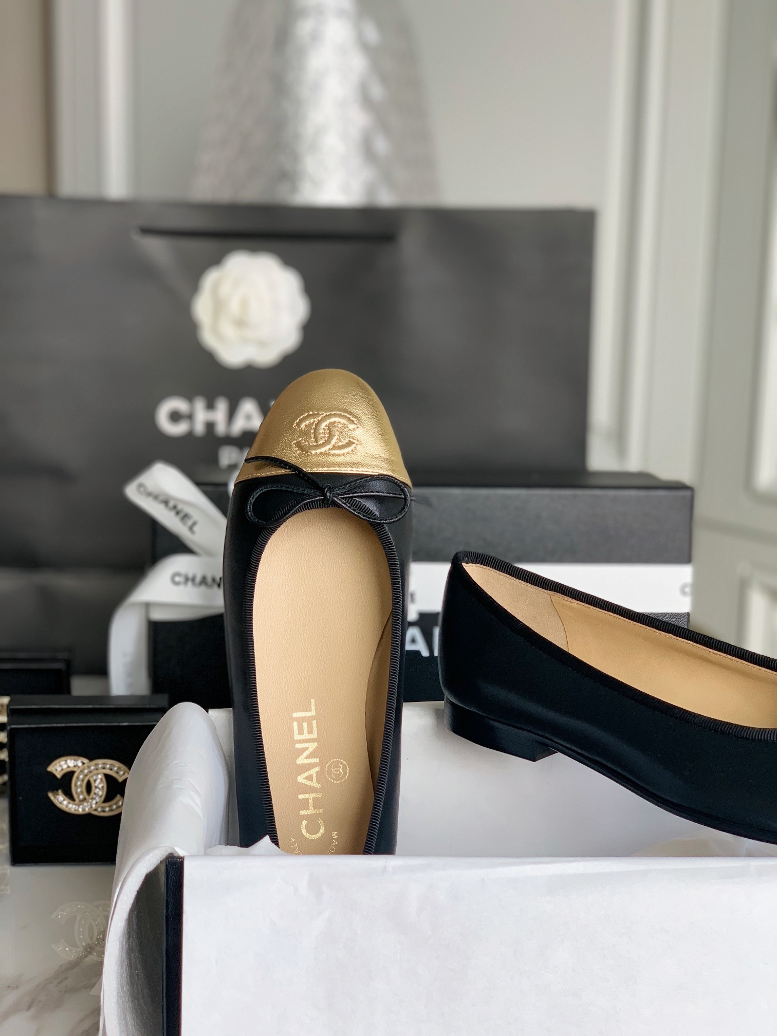 chanel flats-Classic-3 colors