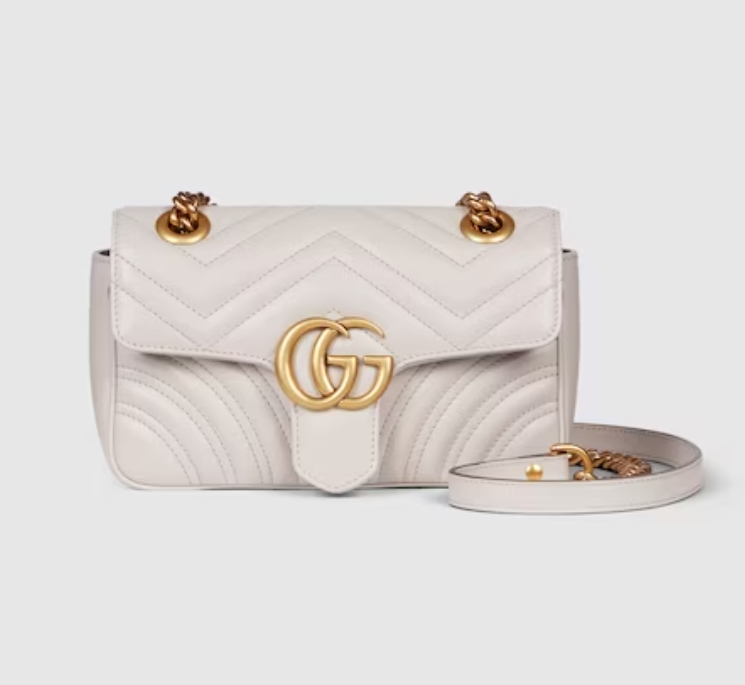 GG MARMONT MATELASSÉ MINI BAG-Grey-‎446744