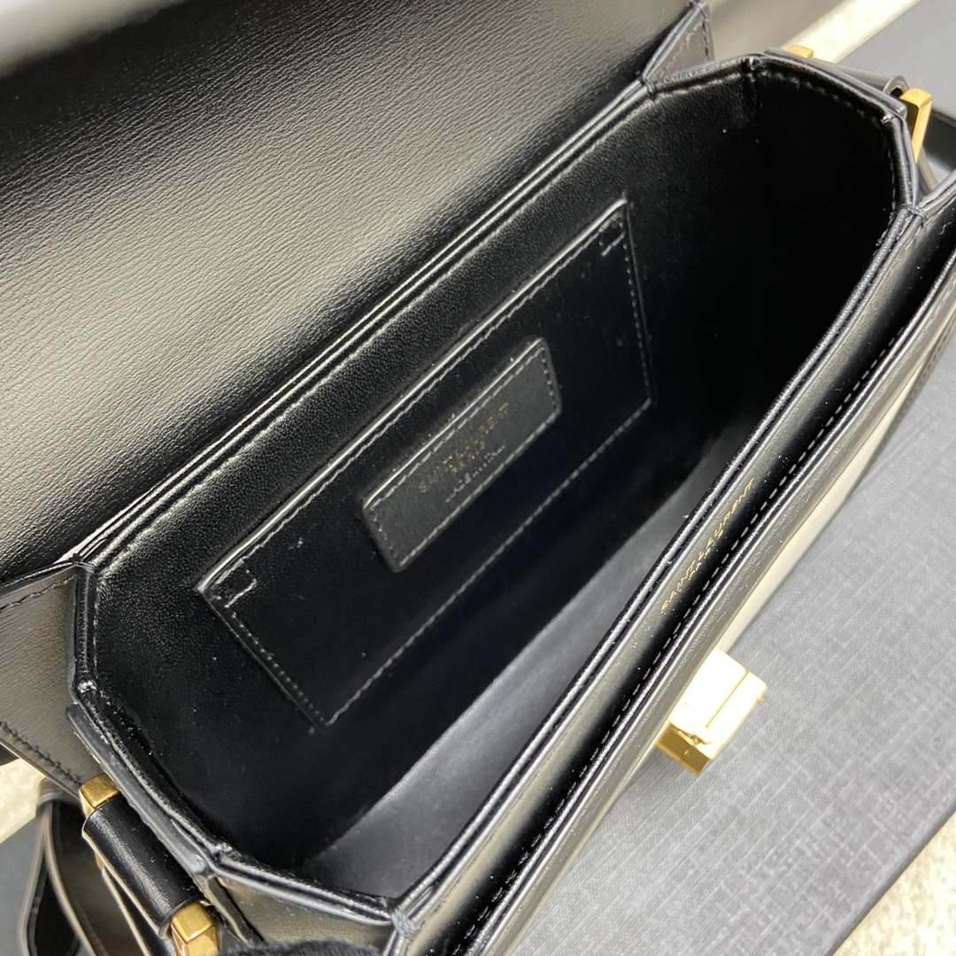 black with white toothpick bag