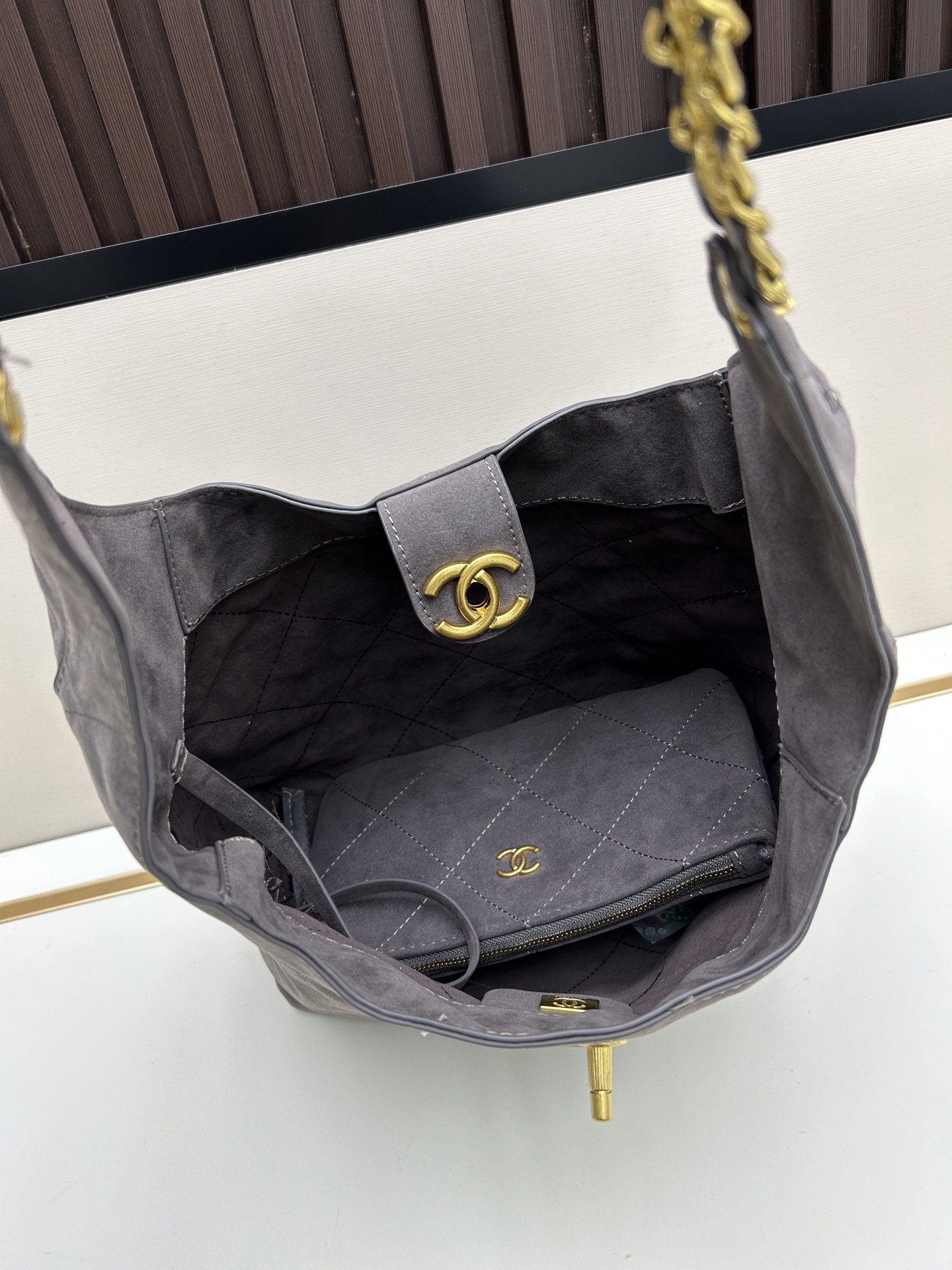 Chanel 25P Hobo Hippie Bag