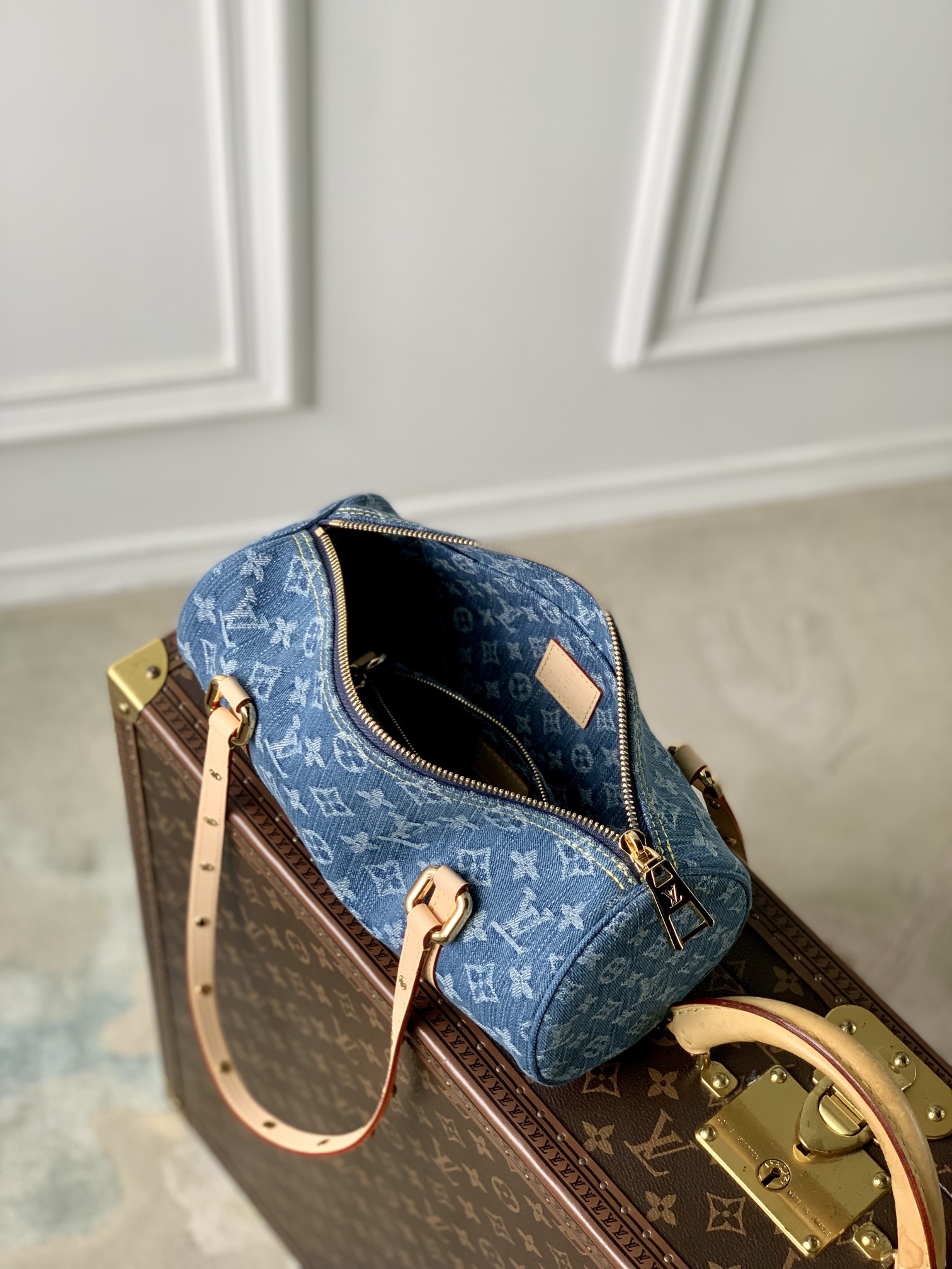 Louis Vuitton M46830 Papillon Denim Blue