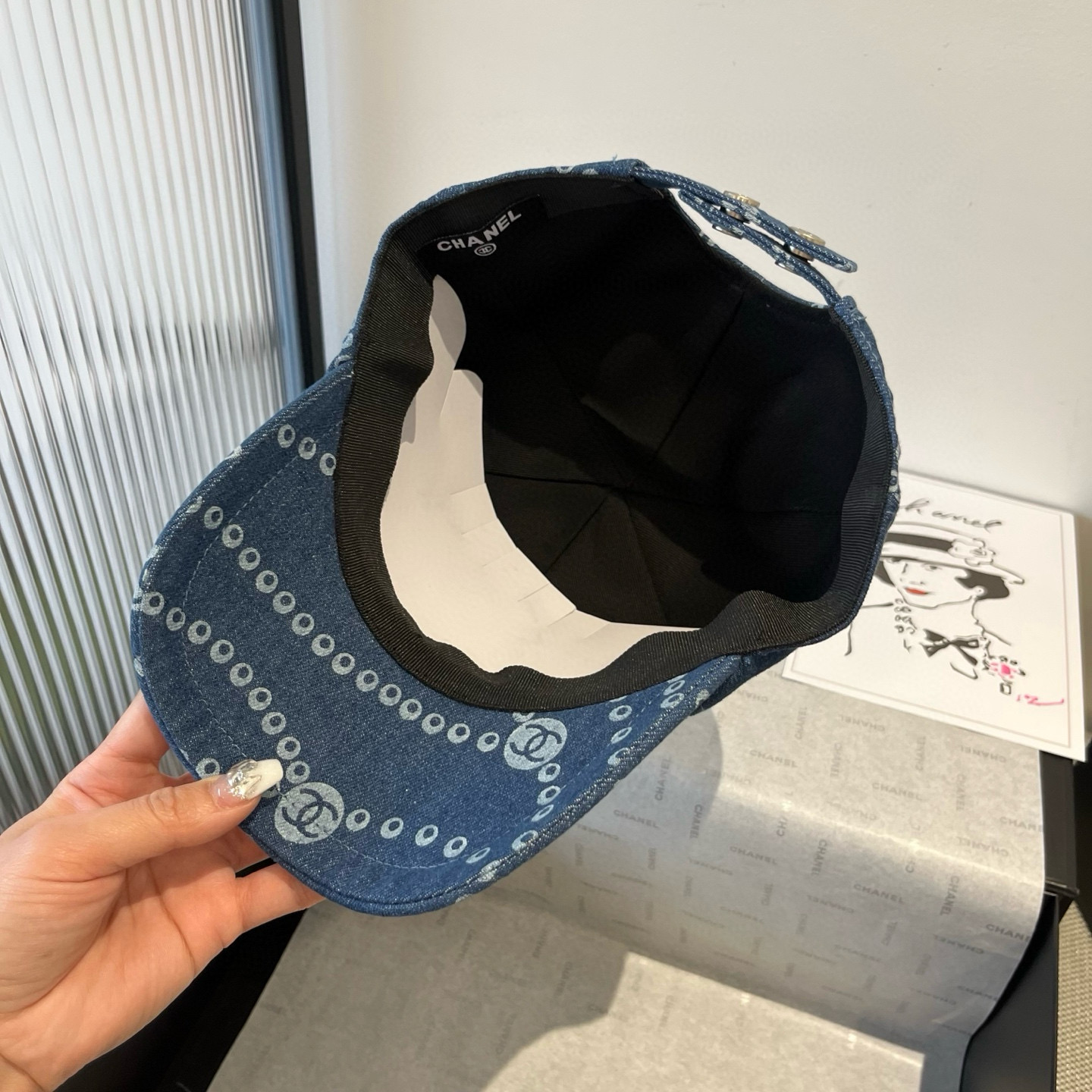 Chanel New Arrival Denim Baseball Cap