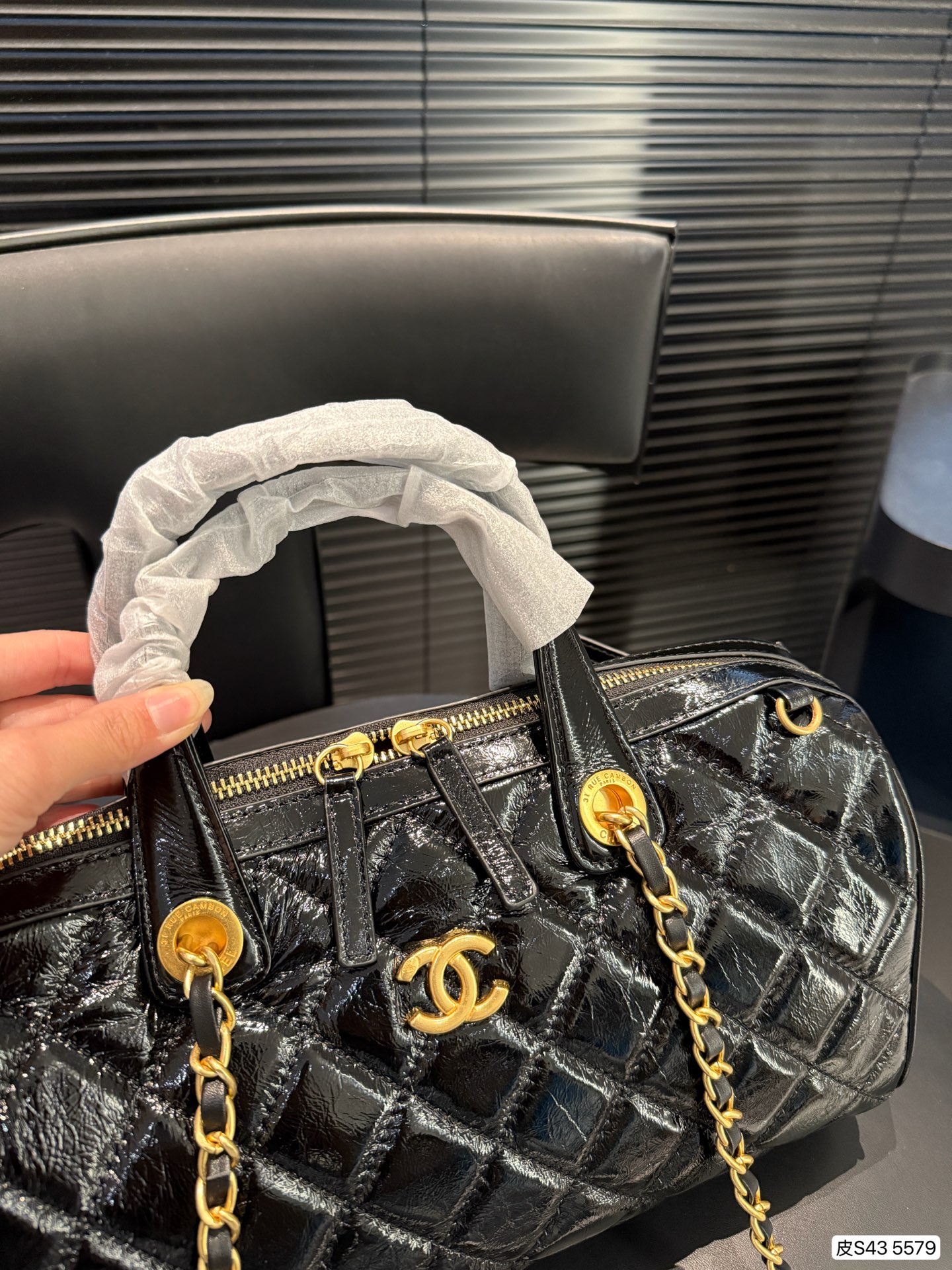 CHANEL Large Bowling Bag