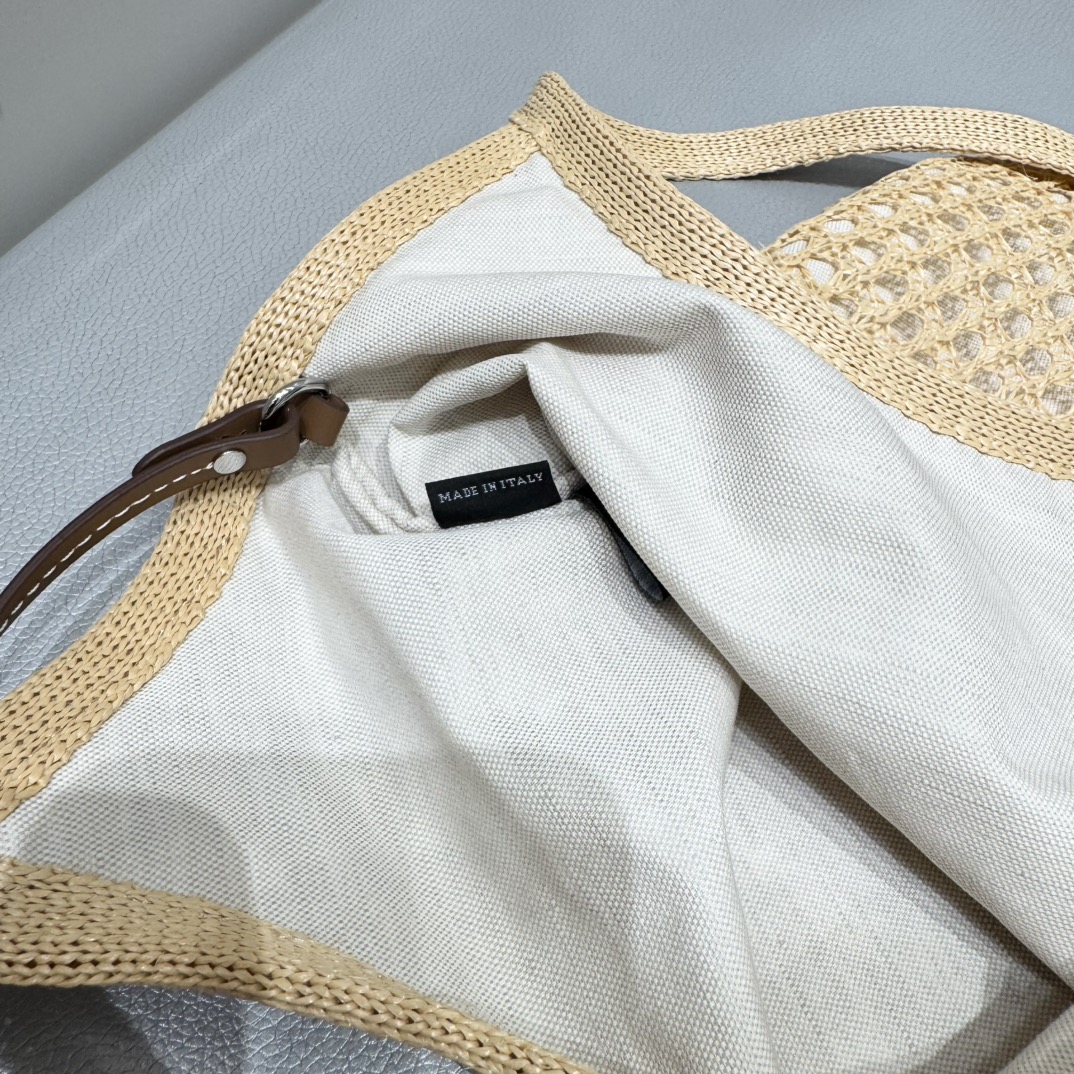 Miu Miu Woven Knit Tote Bag