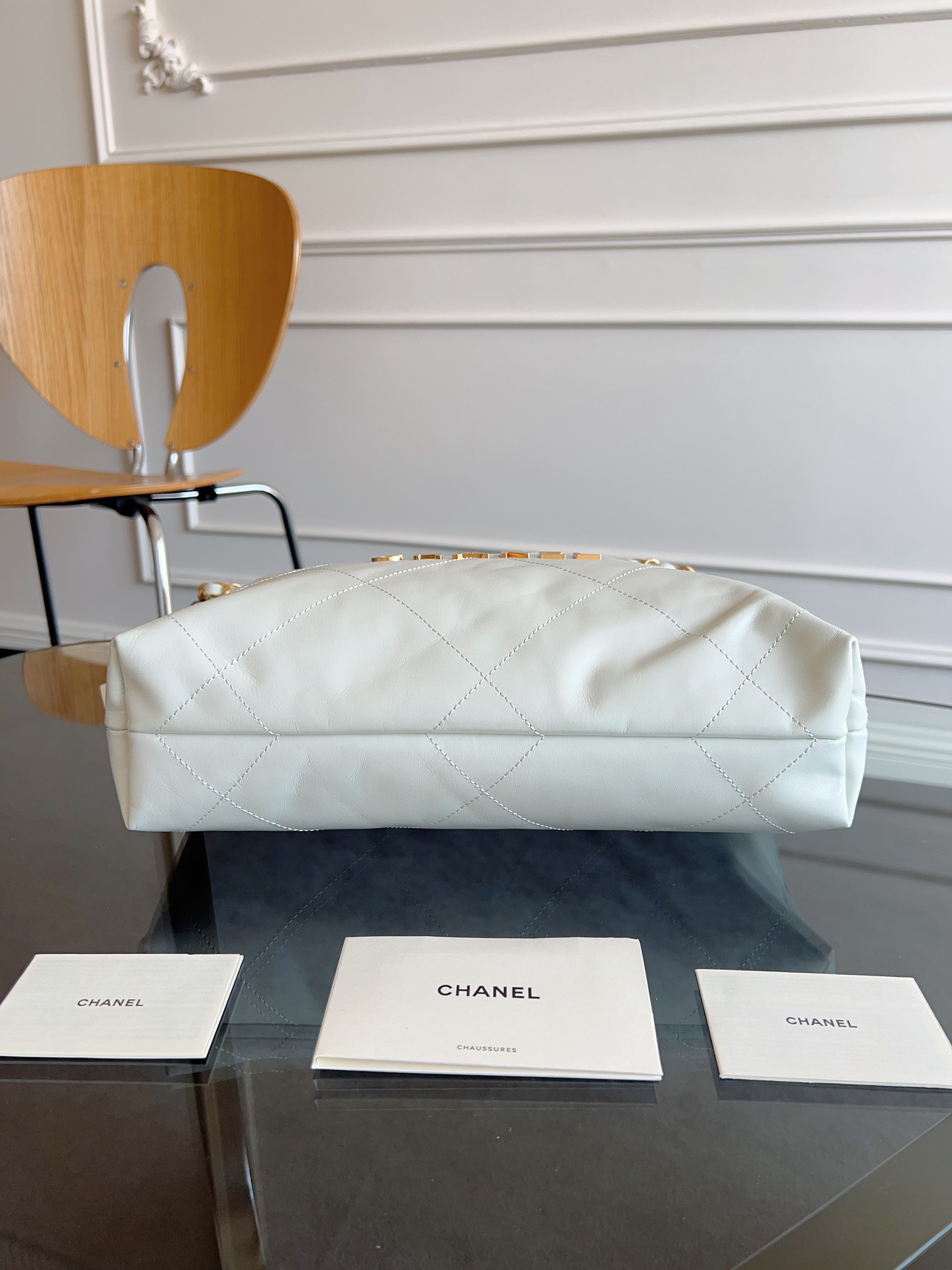 Chanel 22 Bag -White