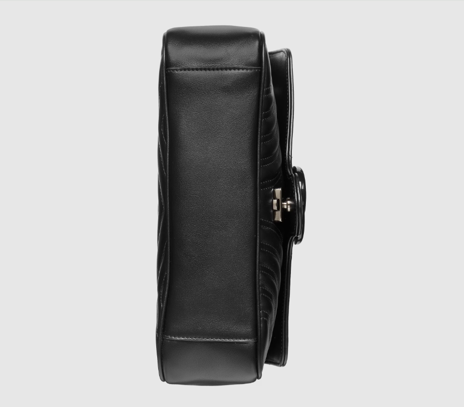 GG MARMONT SMALL SHOULDER BAG-All Black-443497