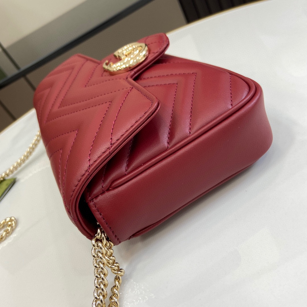 GG MARMONT MINI BAG-Red-751526