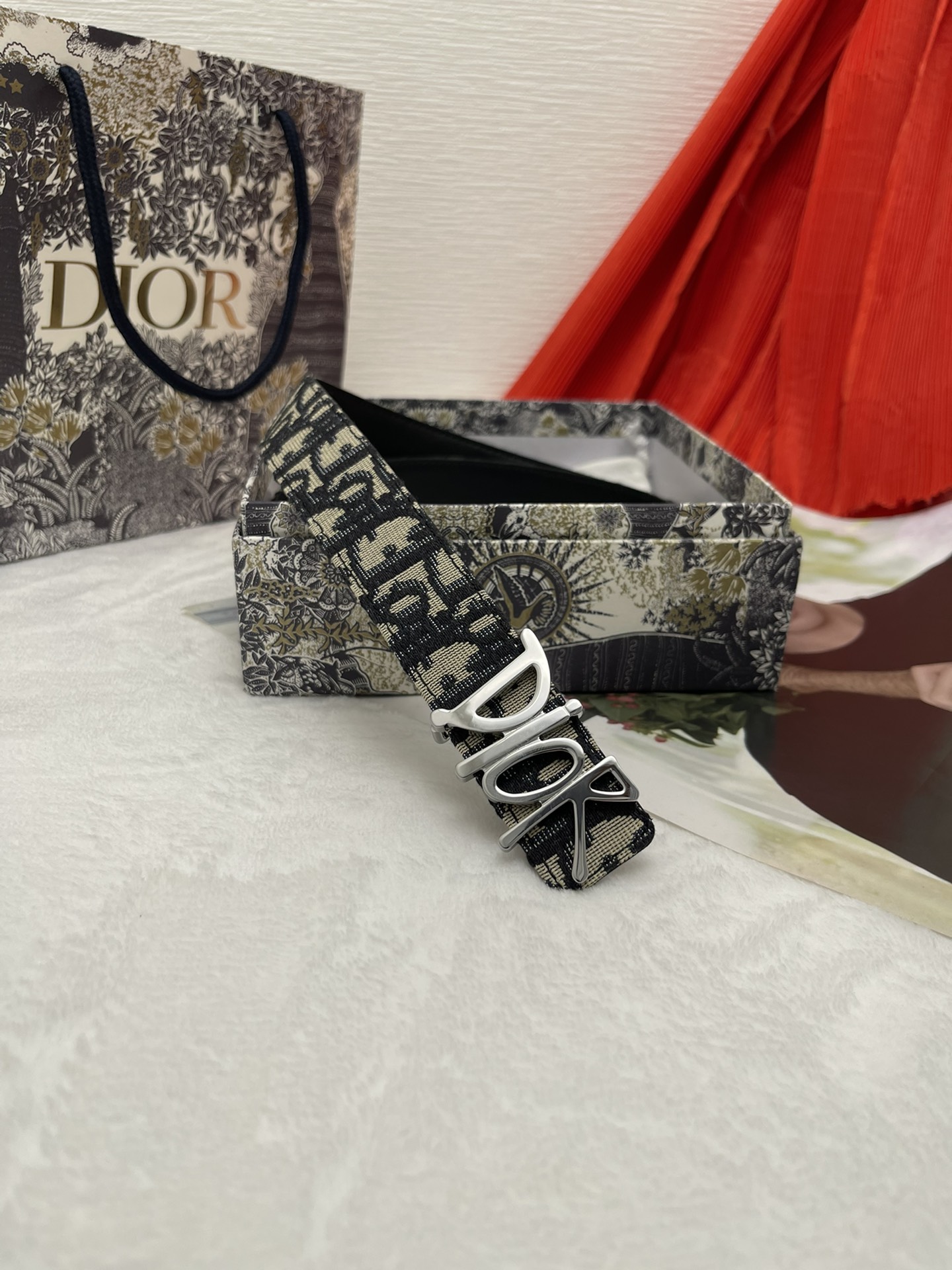 Dior logo-Belt