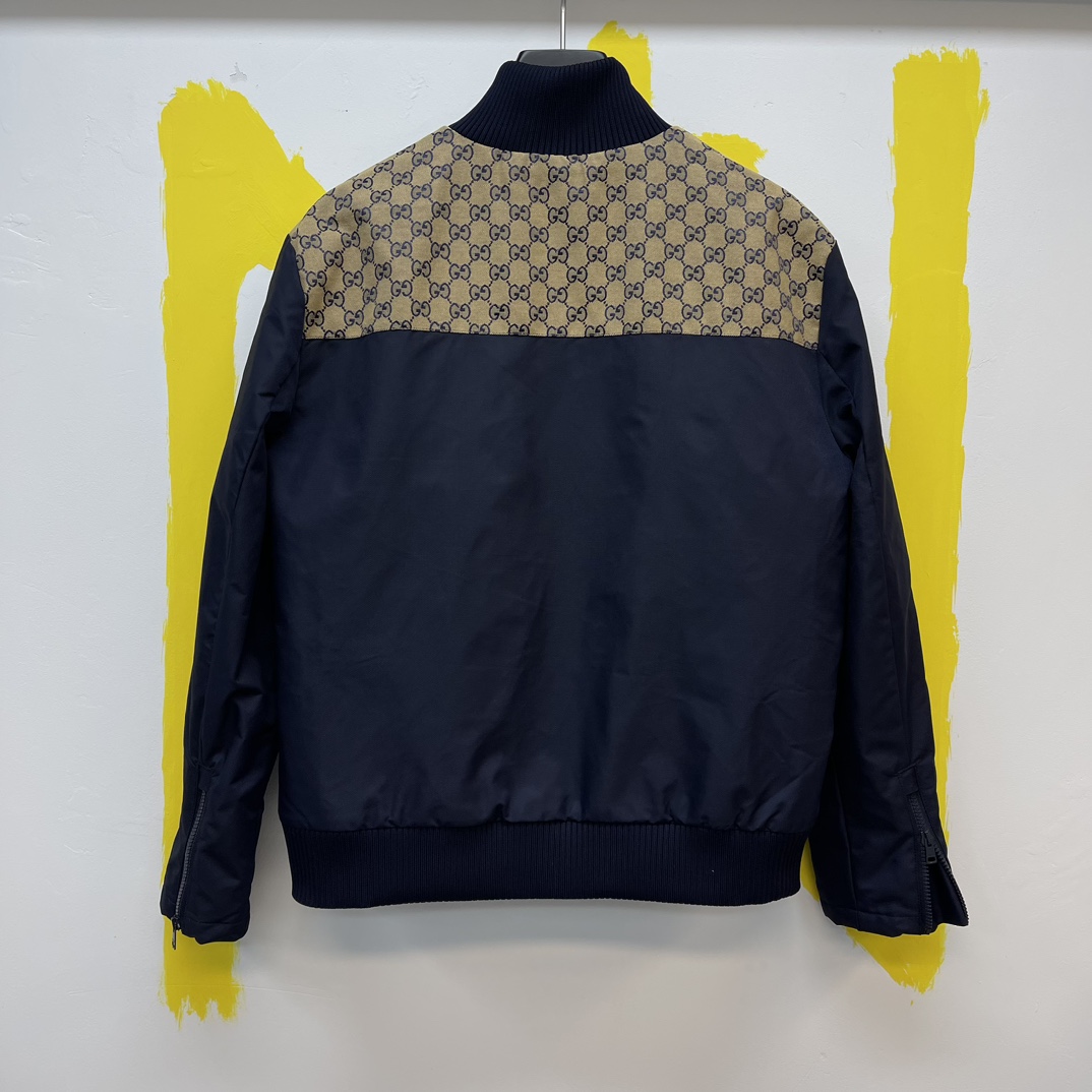 GUCCi Pineapple collection patchwork denim jacket
