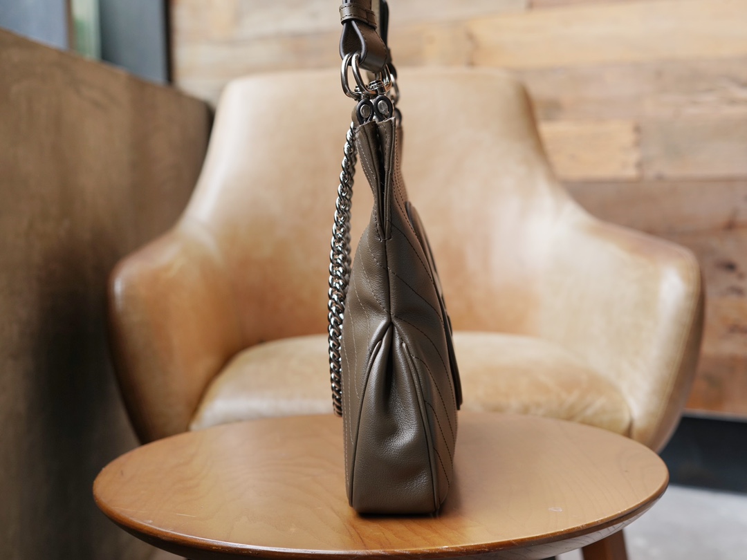 GUCCI BLONDIE SMALL TOTE BAG-Brown-751518