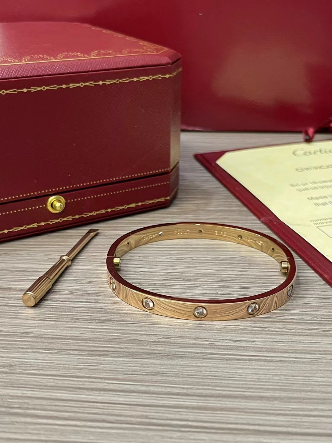 Cartier 10-Diamond Bracelet