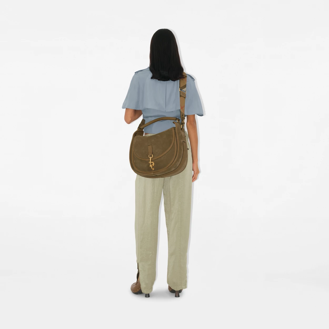 Medium B Clip Messenger Bag