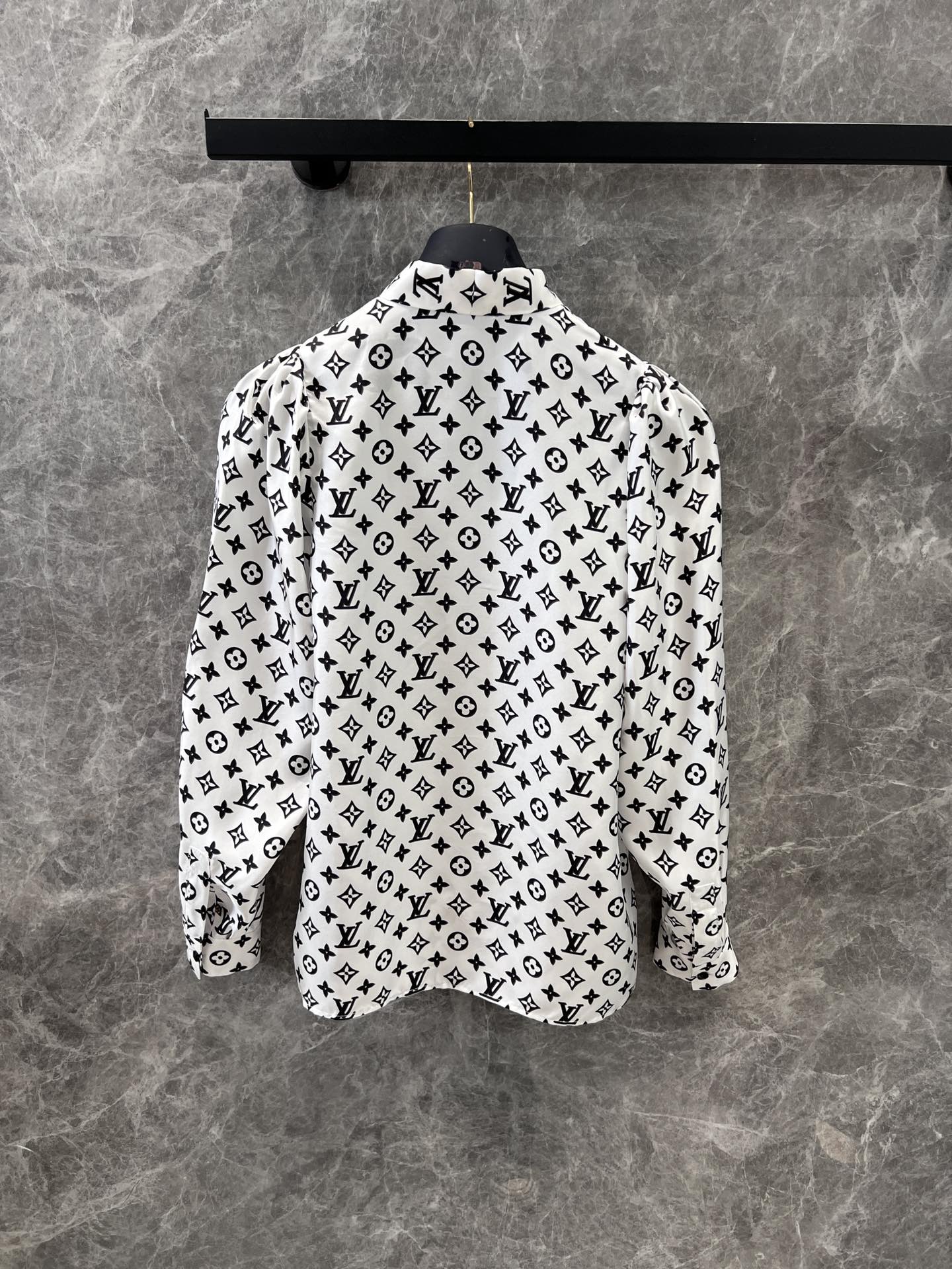 Louis Vuitton Spring/Summer 2025 Monogram Silk Shirt
