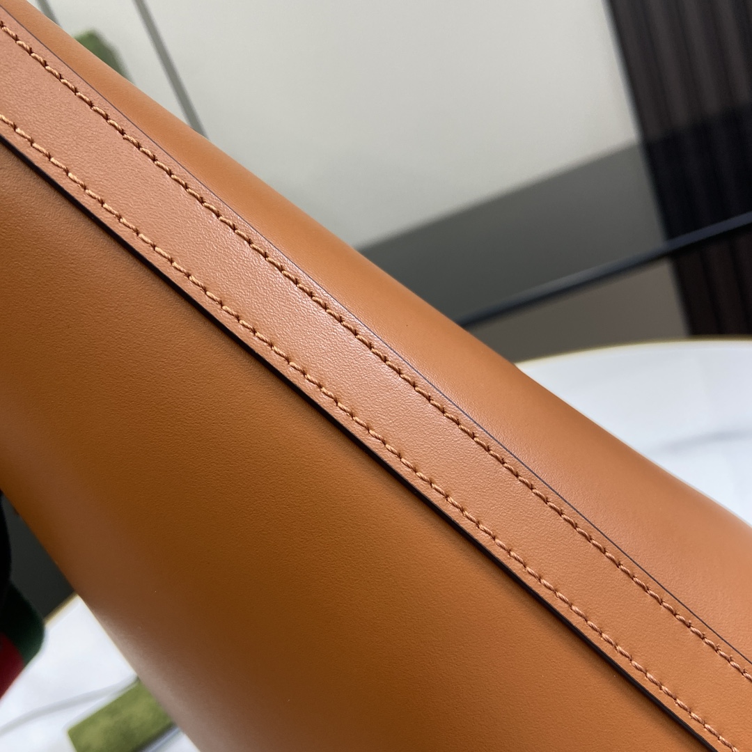 MINI BUCKET SHOULDER BAG-Brown-782908