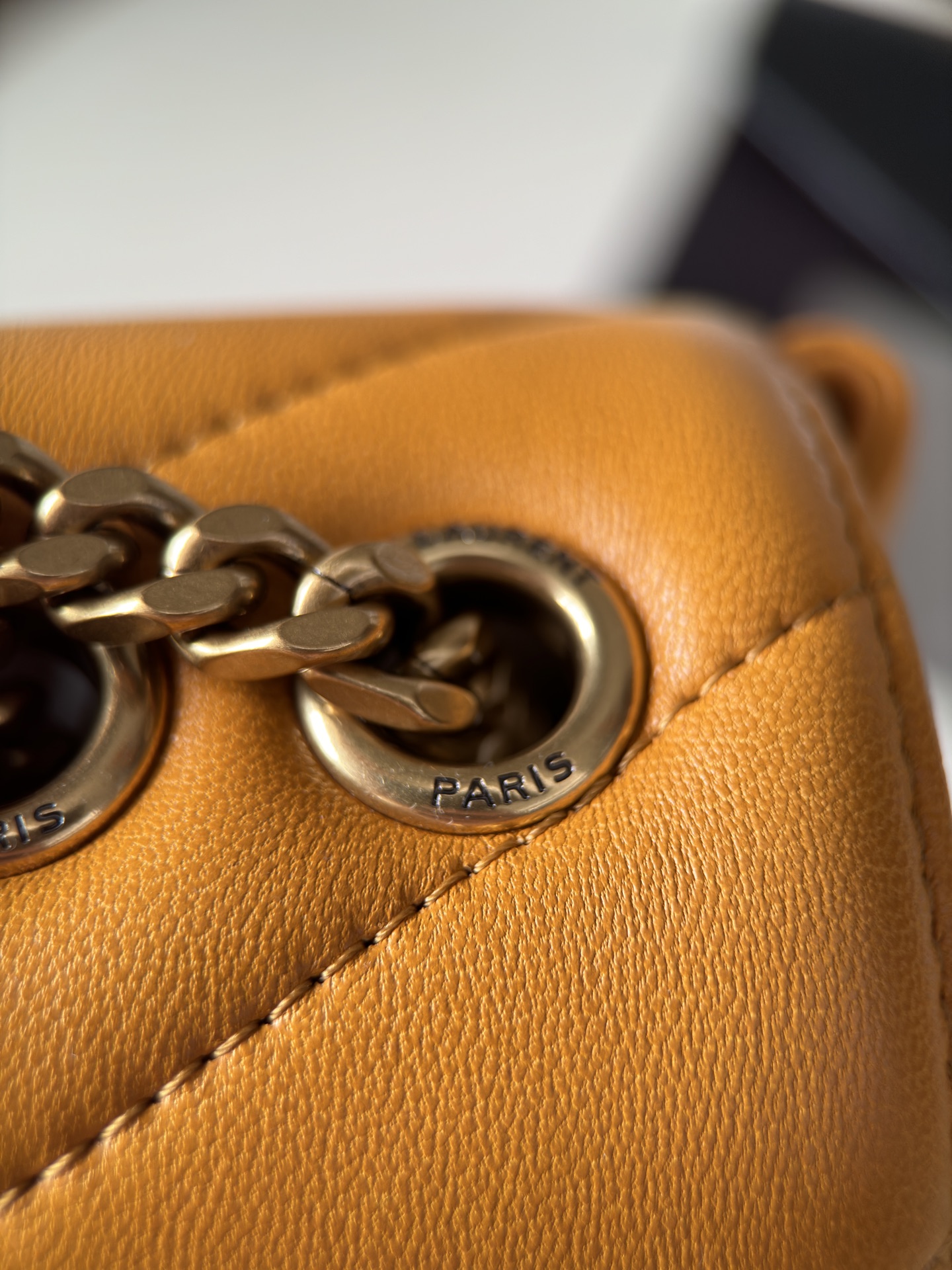 YSL-LOULOU medium in MATELASSÉ lambskin