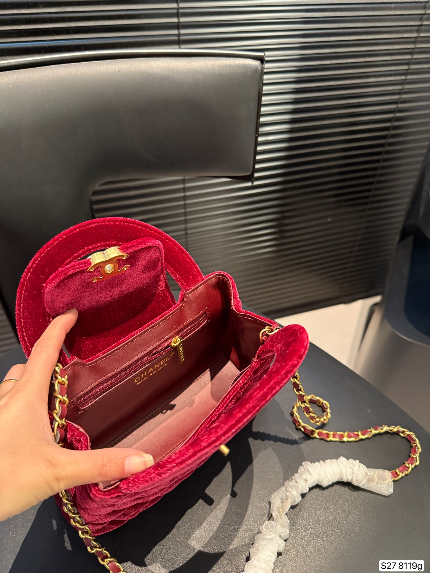 Chanel Mini Velvet Kelly Bag – Luxuriously Elegant