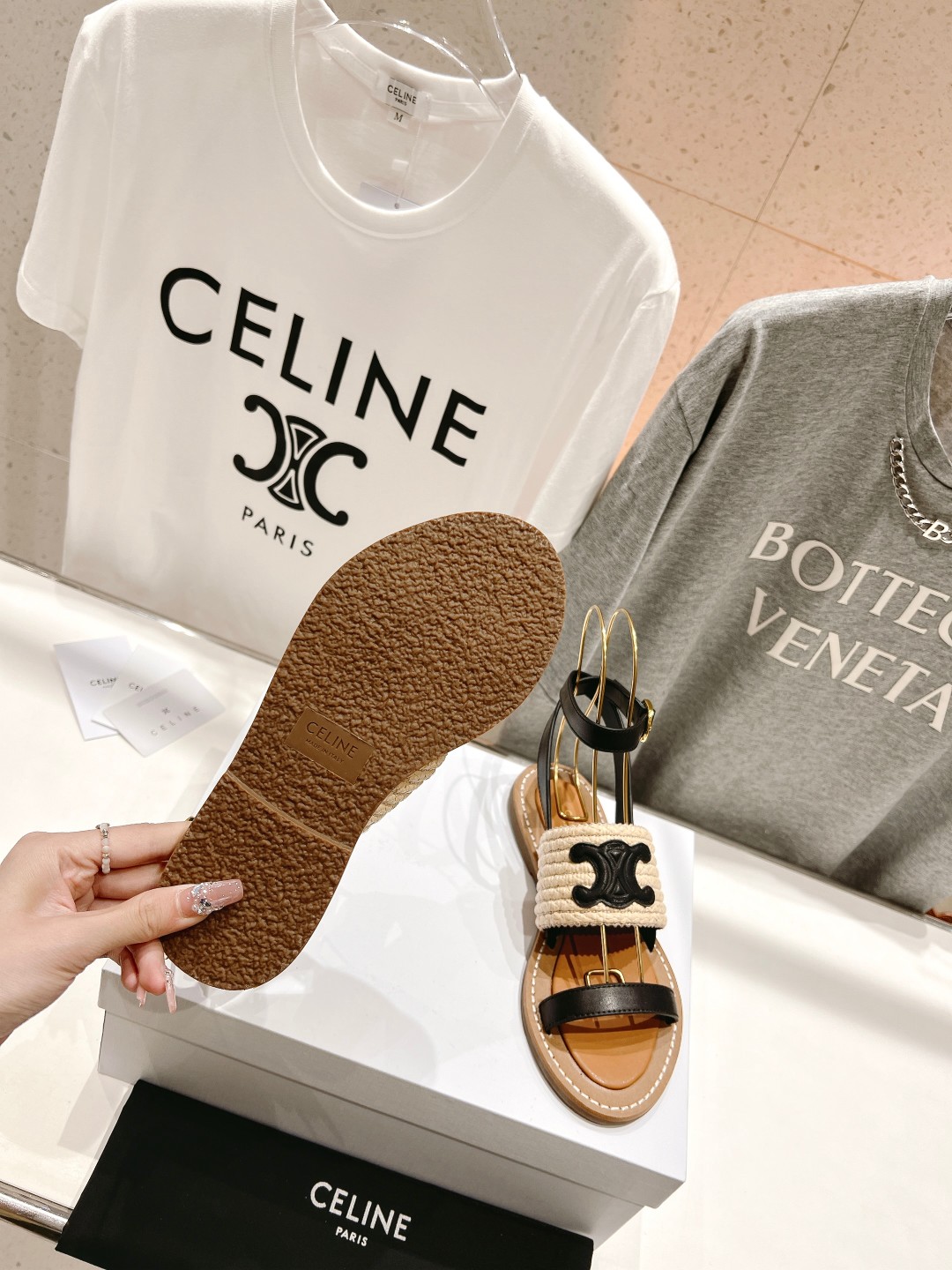 Celine 2025 Spring/Summer New Arc de Triomphe Logo Slides