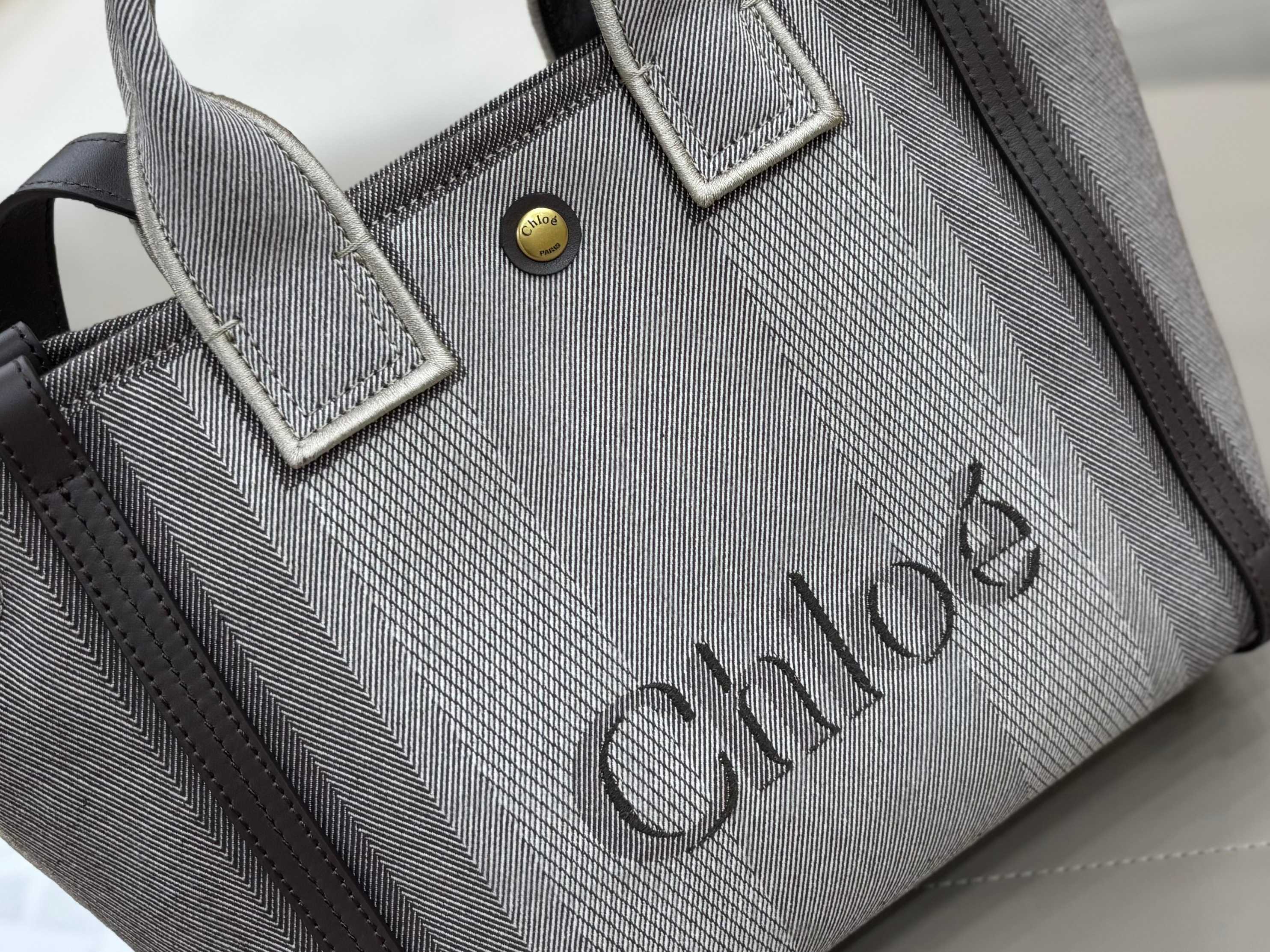 Chloé Carry tote bag in canvas Small