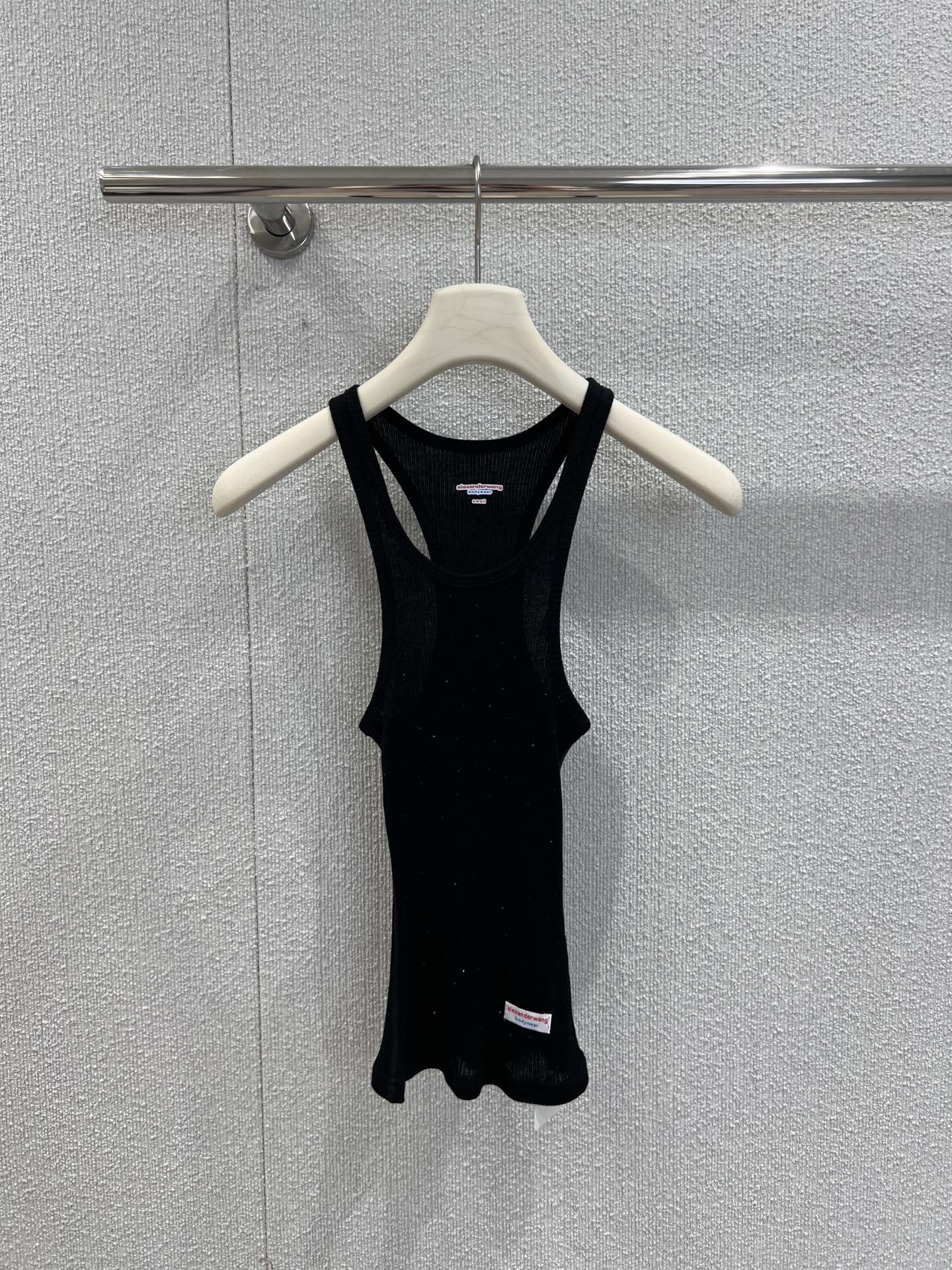 Alexander Wang Crystal-Embellished Racerback Tank