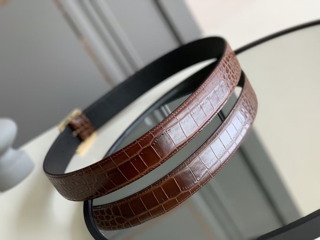 Tom Ford 38mm crocodile-embossed belt