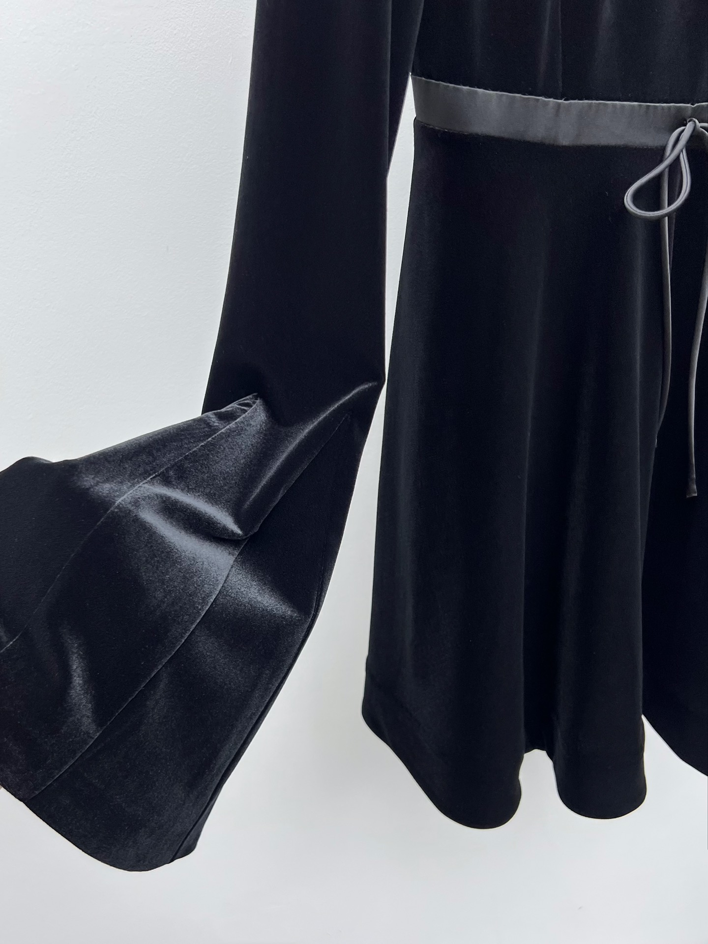 Saint Laurent Velvet Backless Dress