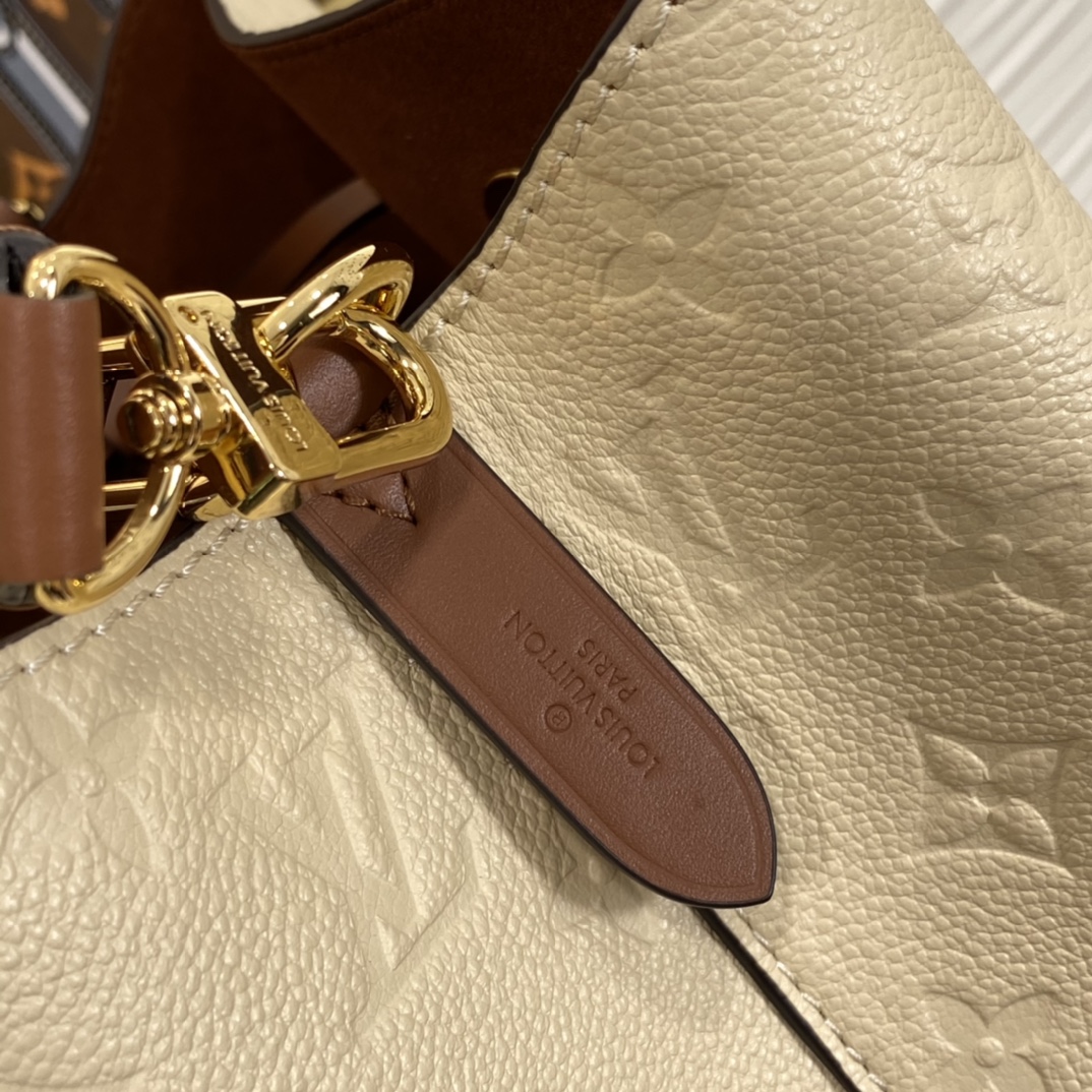 LV Embossed Calfskin Noé Bucket Bag