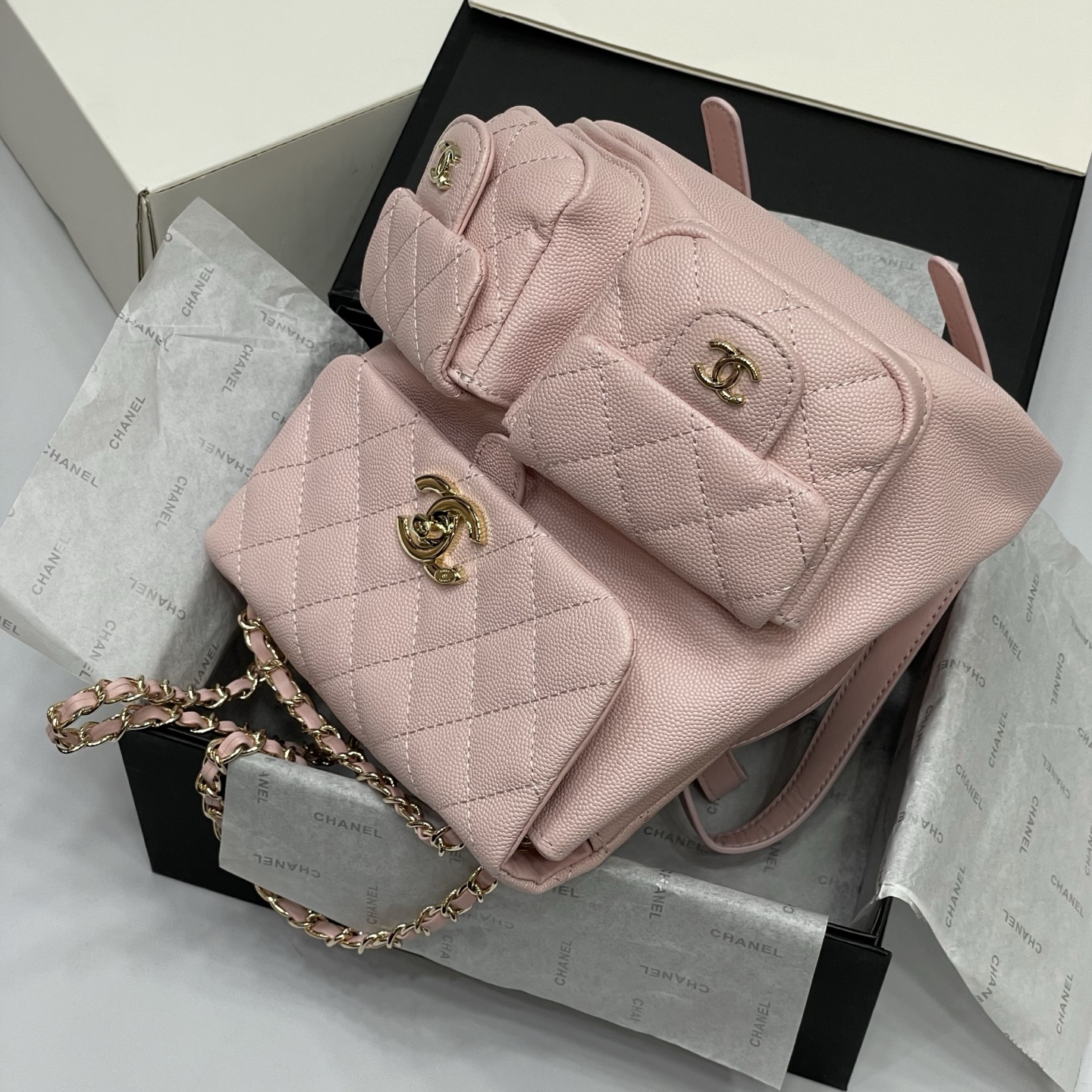 Chanel 25P Dumont Backpack in Pink