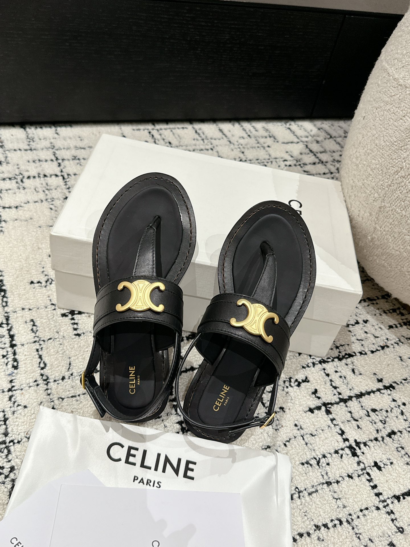 Celine Triomphe Sandals