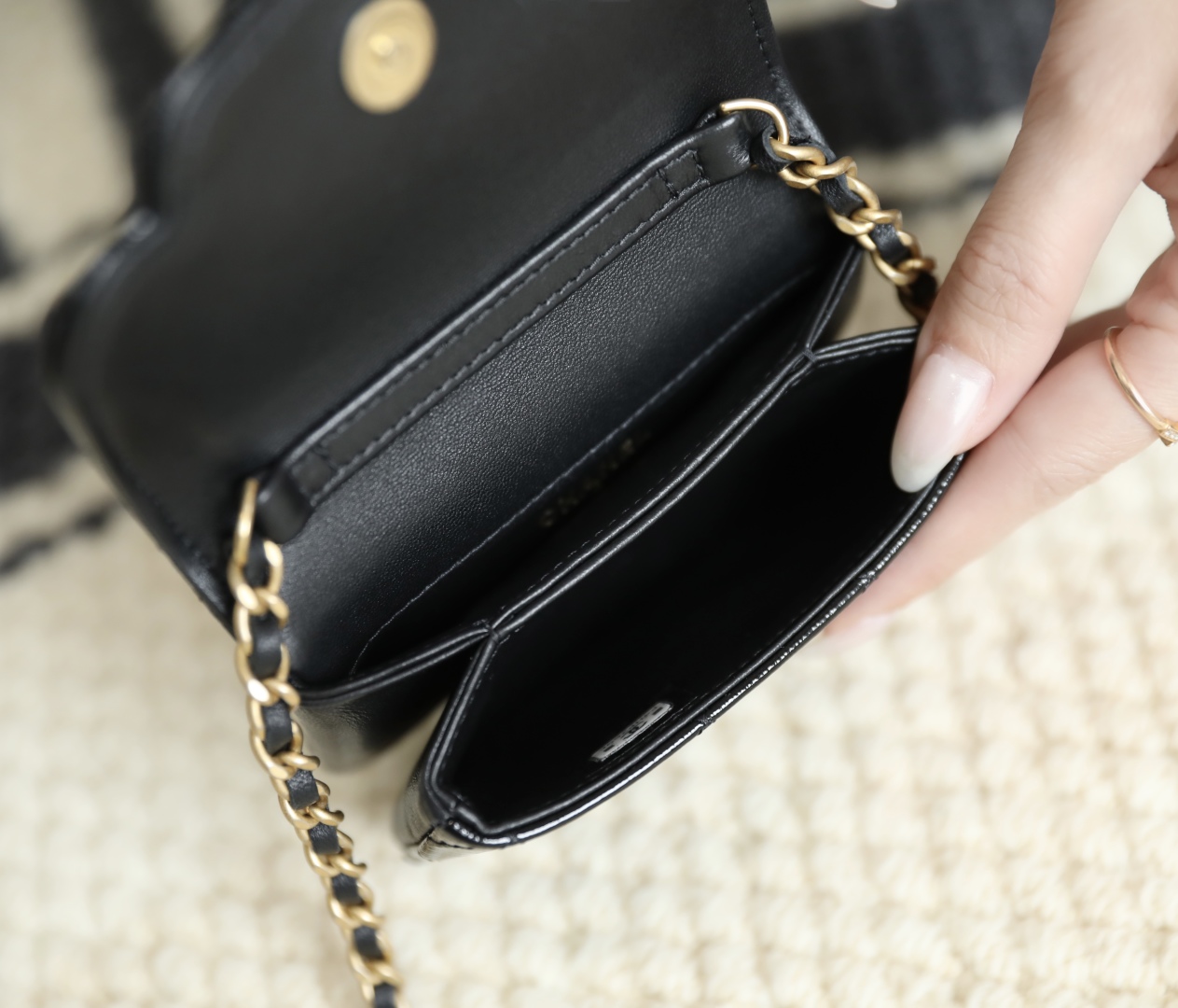 CHANEL Tassel Chain Mini Flap
