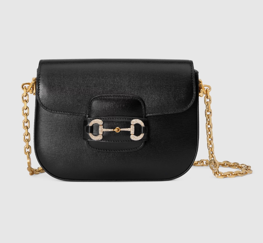 GUCCI HORSEBIT 1955 MINI BAG-Black-675801