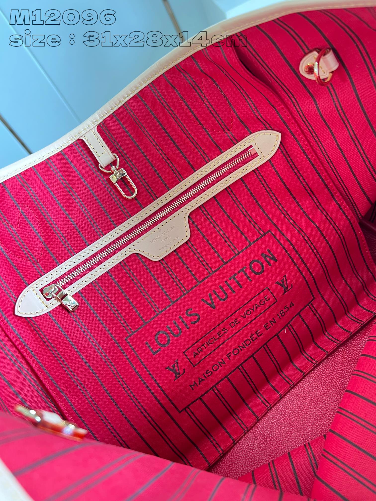 New Reversible Neverfull Bandoulière Inside Out MM