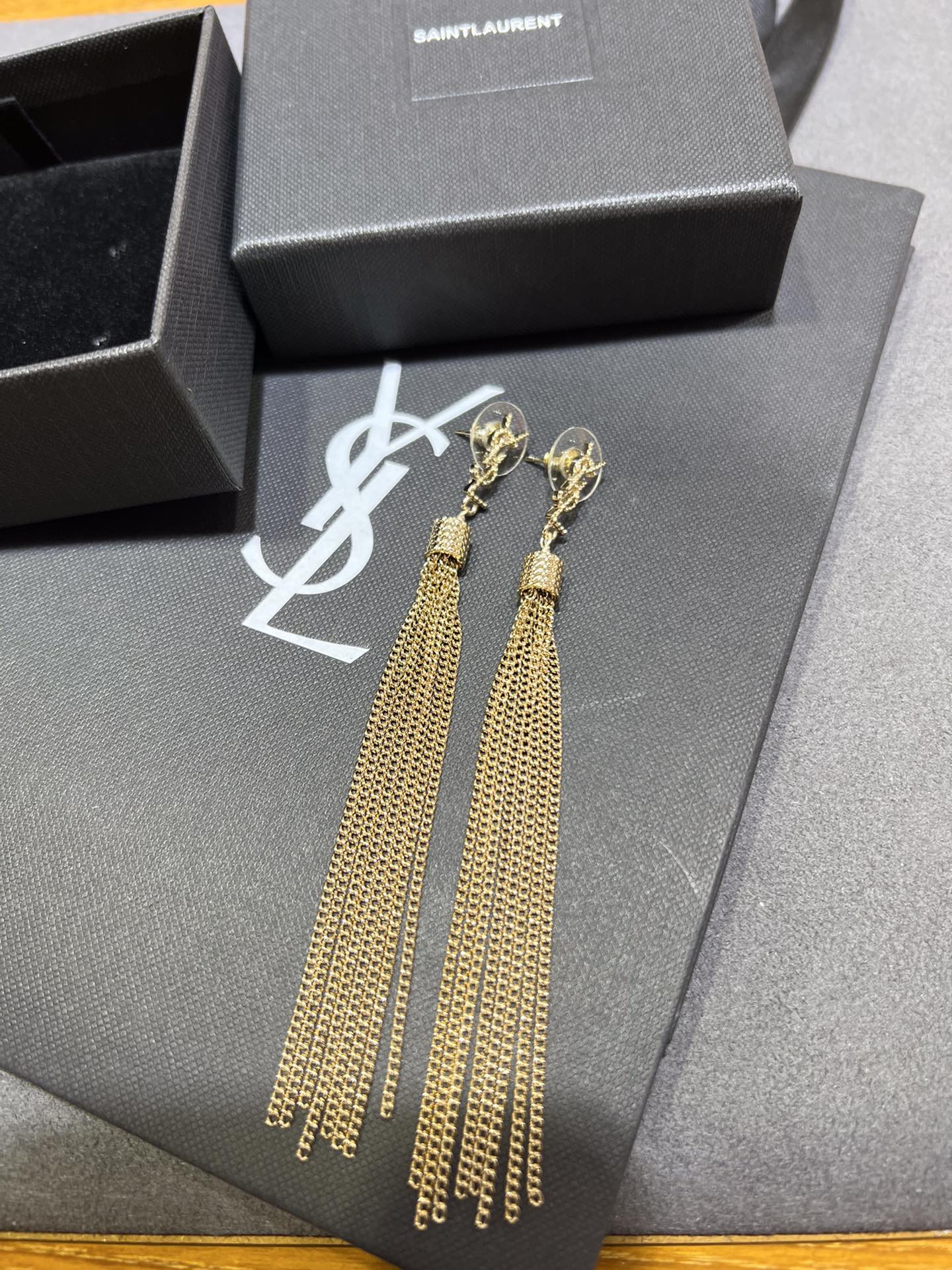 Saint laurent tassel earrings