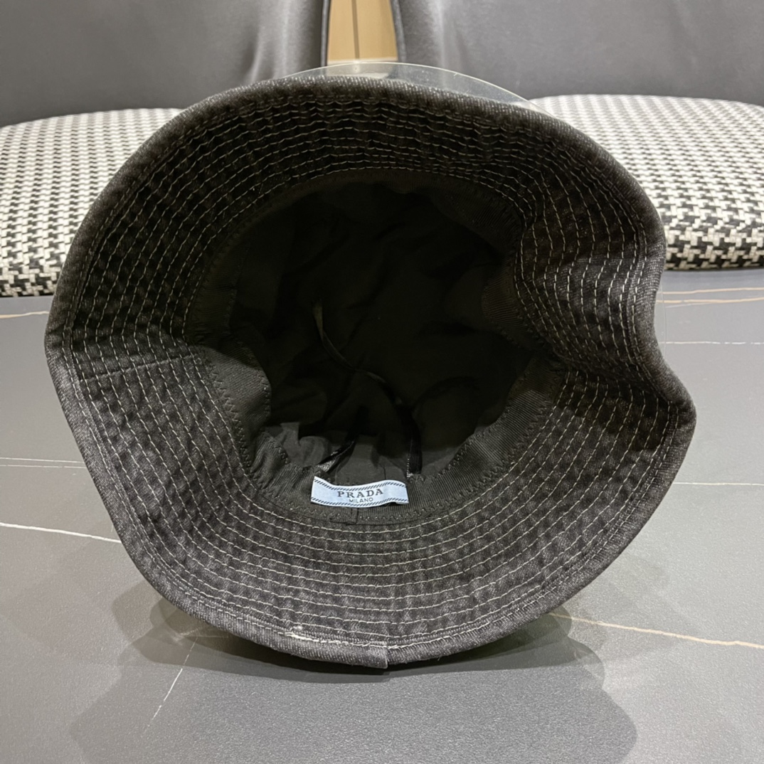 Prada denim bucket hat