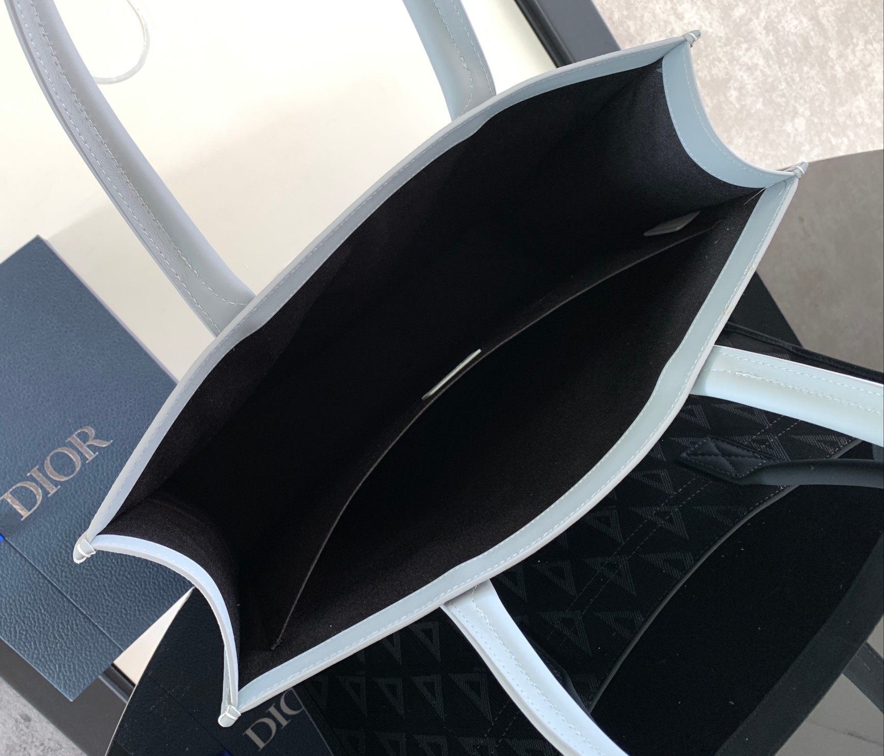 Dior-Safari Tote Bag-Gray