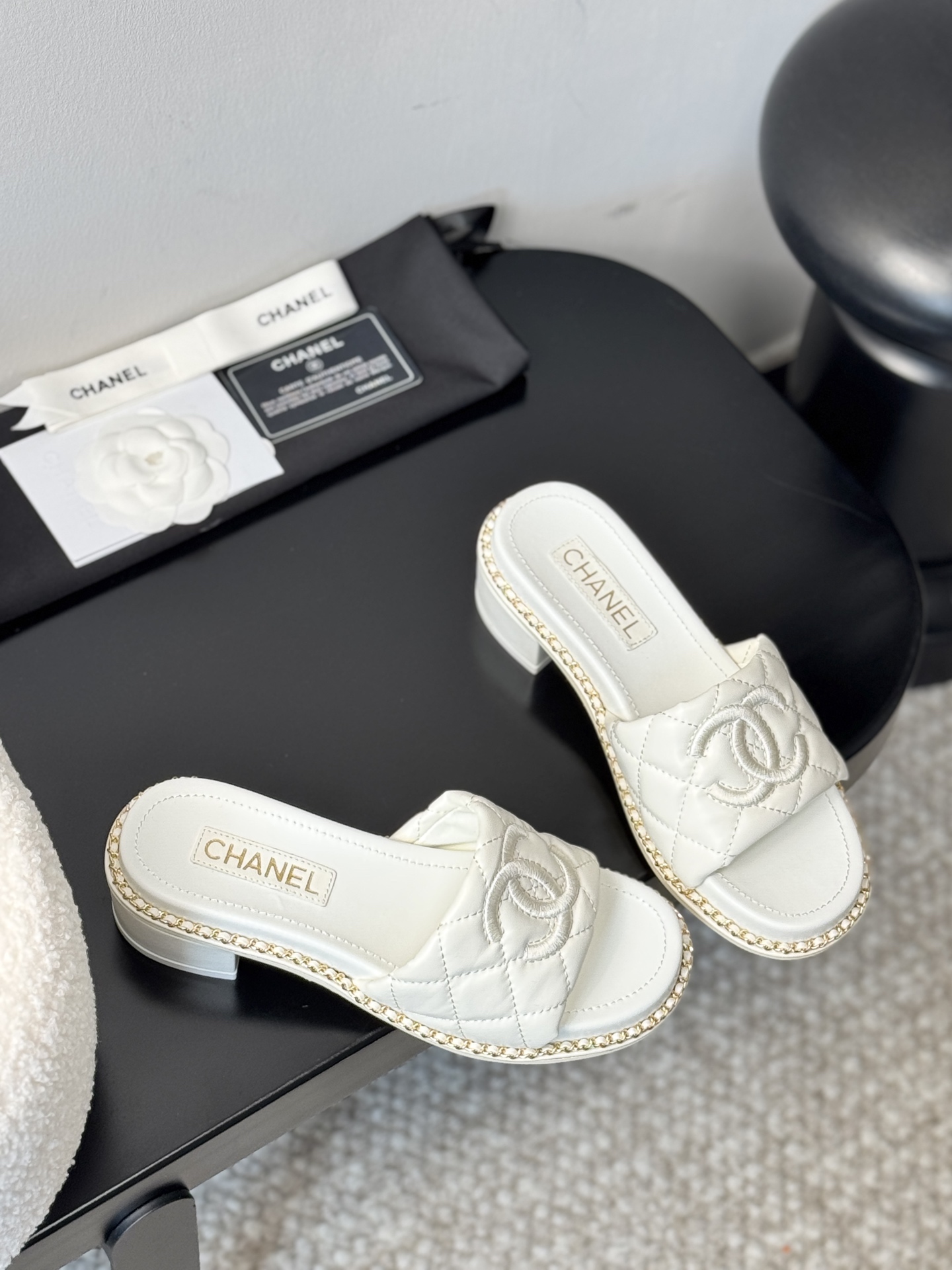 Chanel 25P Spring/Summer Lambskin Slides – New Arrival
