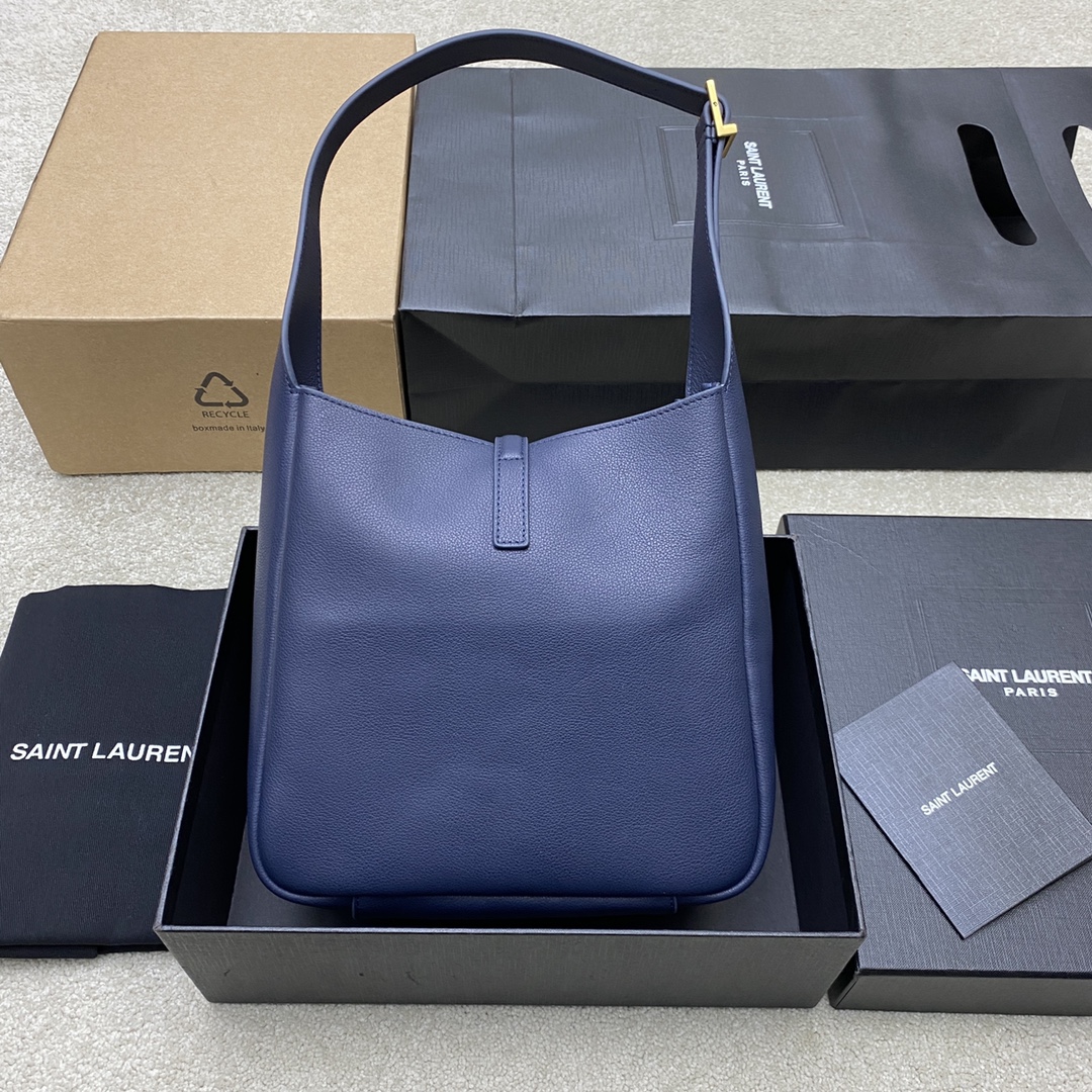 SAINT LAURENT ROSE Hobo Bag in Royal Blue