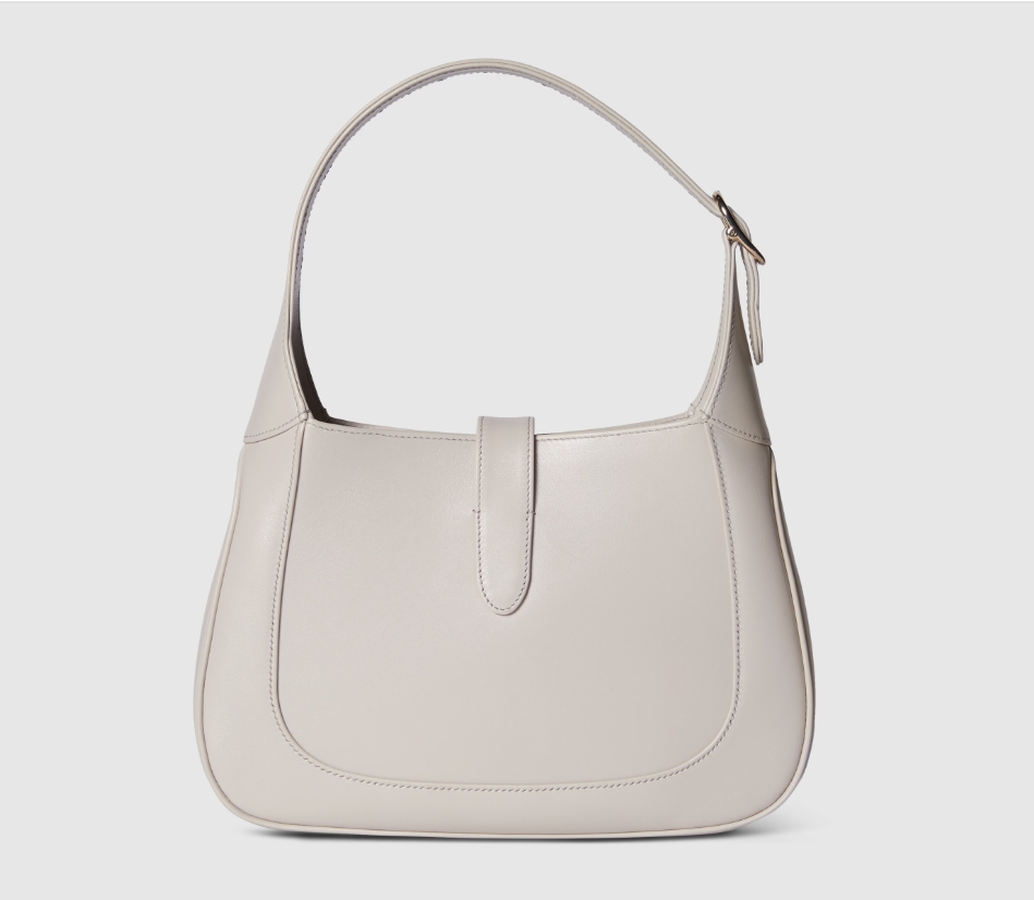 GUCCI JACKIE SMALL SHOULDER BAG-Light grey-782849