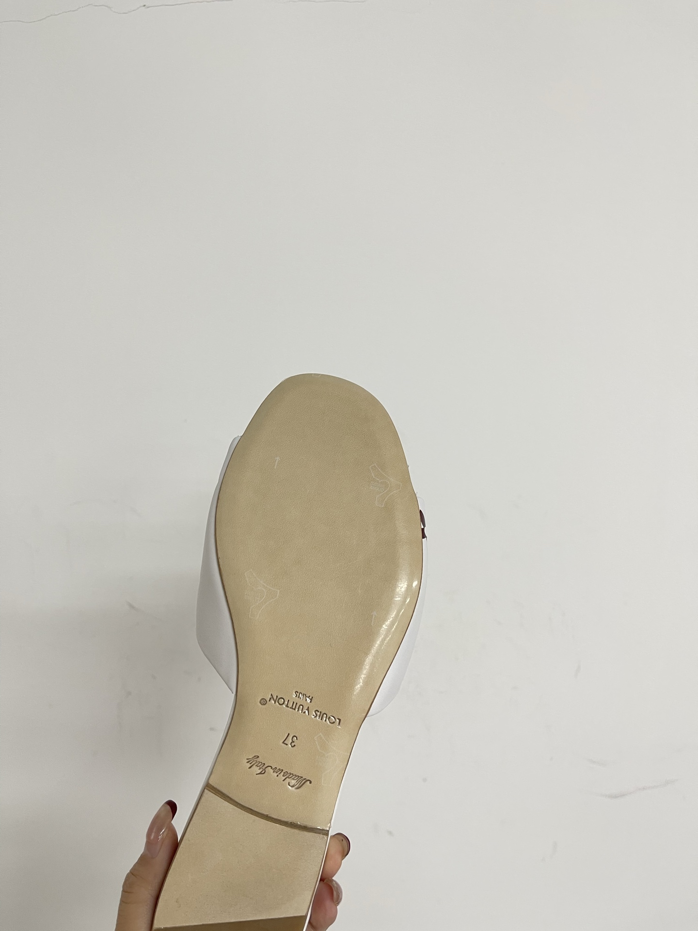 Louis Vuitton Denim Flat Sandals