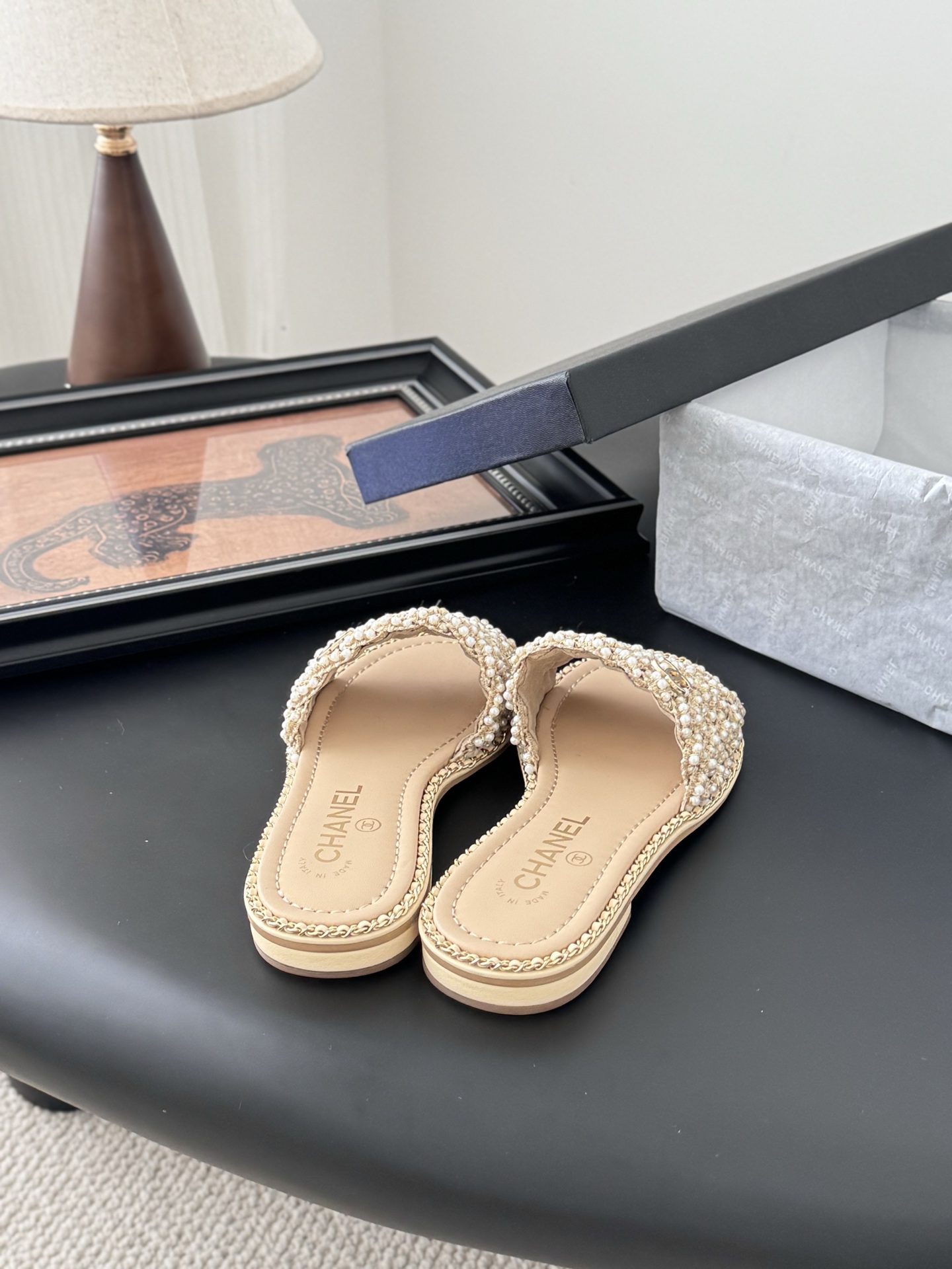 Chanel Spring-Summer New Pearl Slippers