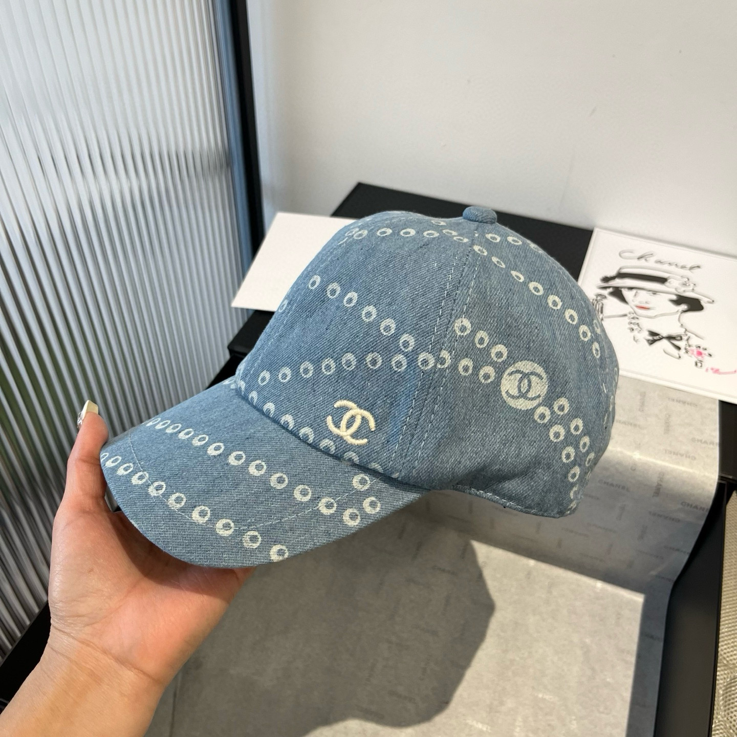 Chanel New Arrival Denim Baseball Cap