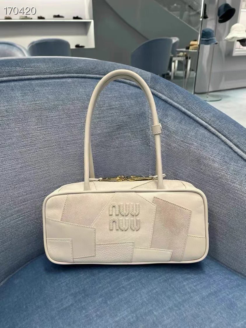 Miu Miu-patchwork bowling bag-5BB147