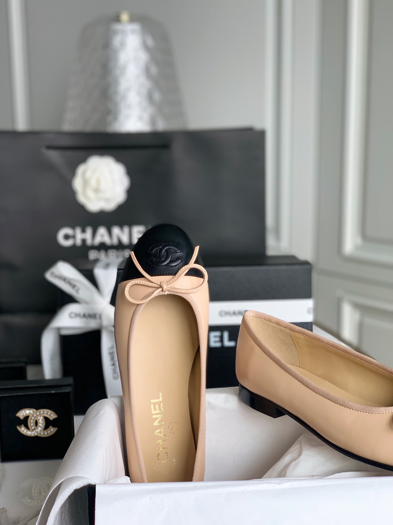 chanel flats-Classic-3 colors