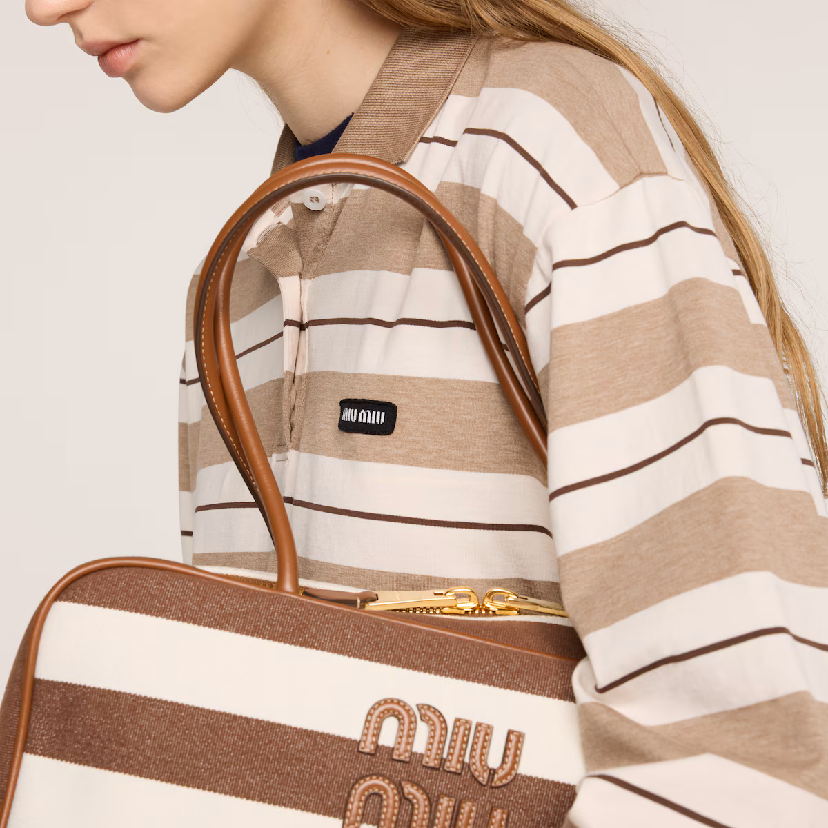 MiuMiu Cotton jersey polo shirt