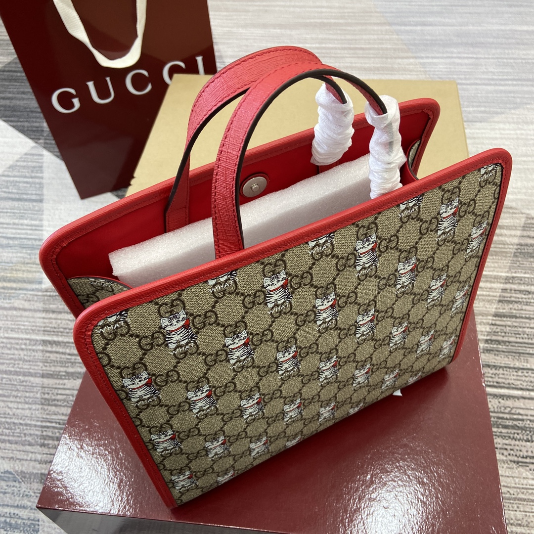 Gucci 2024 Cruise Kids' Animal-Print Tote