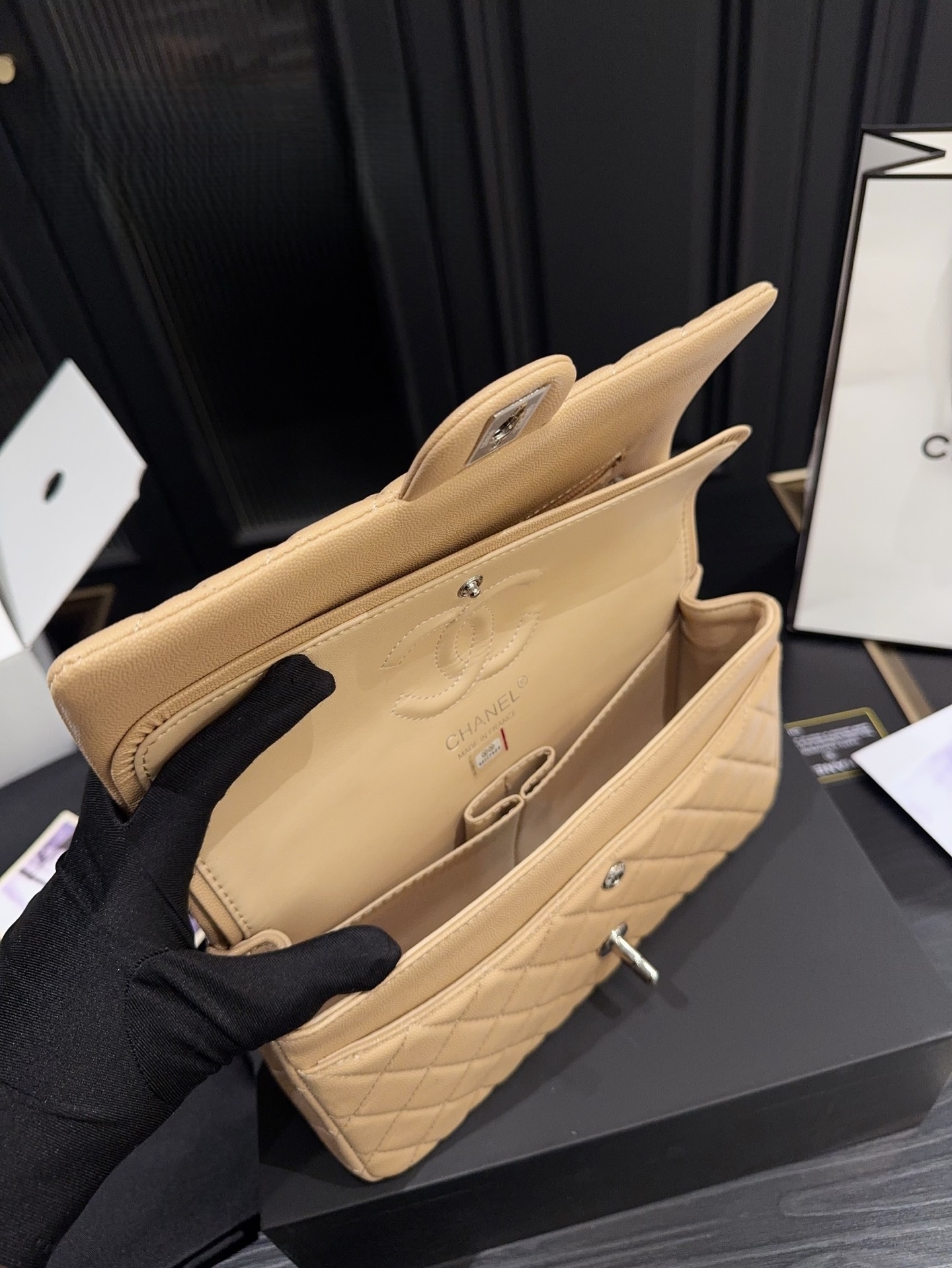 Chanel Classic Flap Bag-Caramel