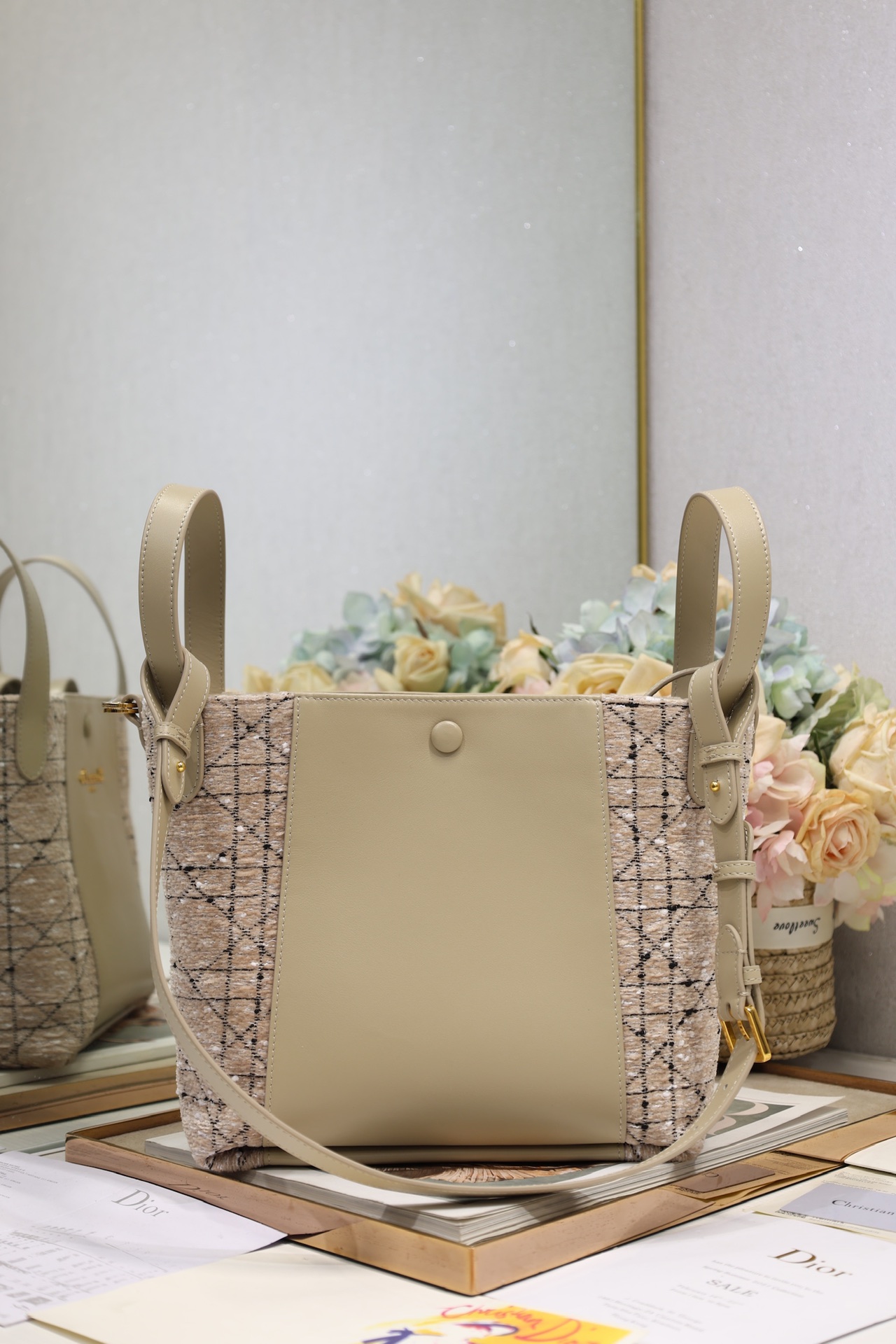 Dior Designer DOR Shoulder Bucket Bag