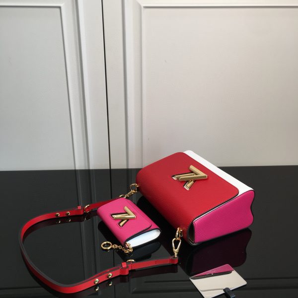 Louis Vuitton TWIST MM AND TWISTY -Red- M55683