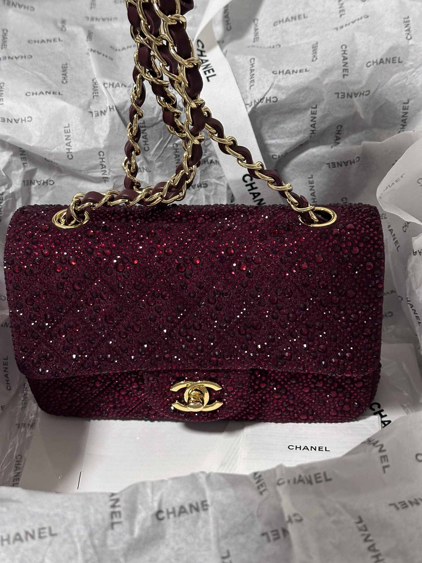 Chanel-Diamond Check cf 20cm