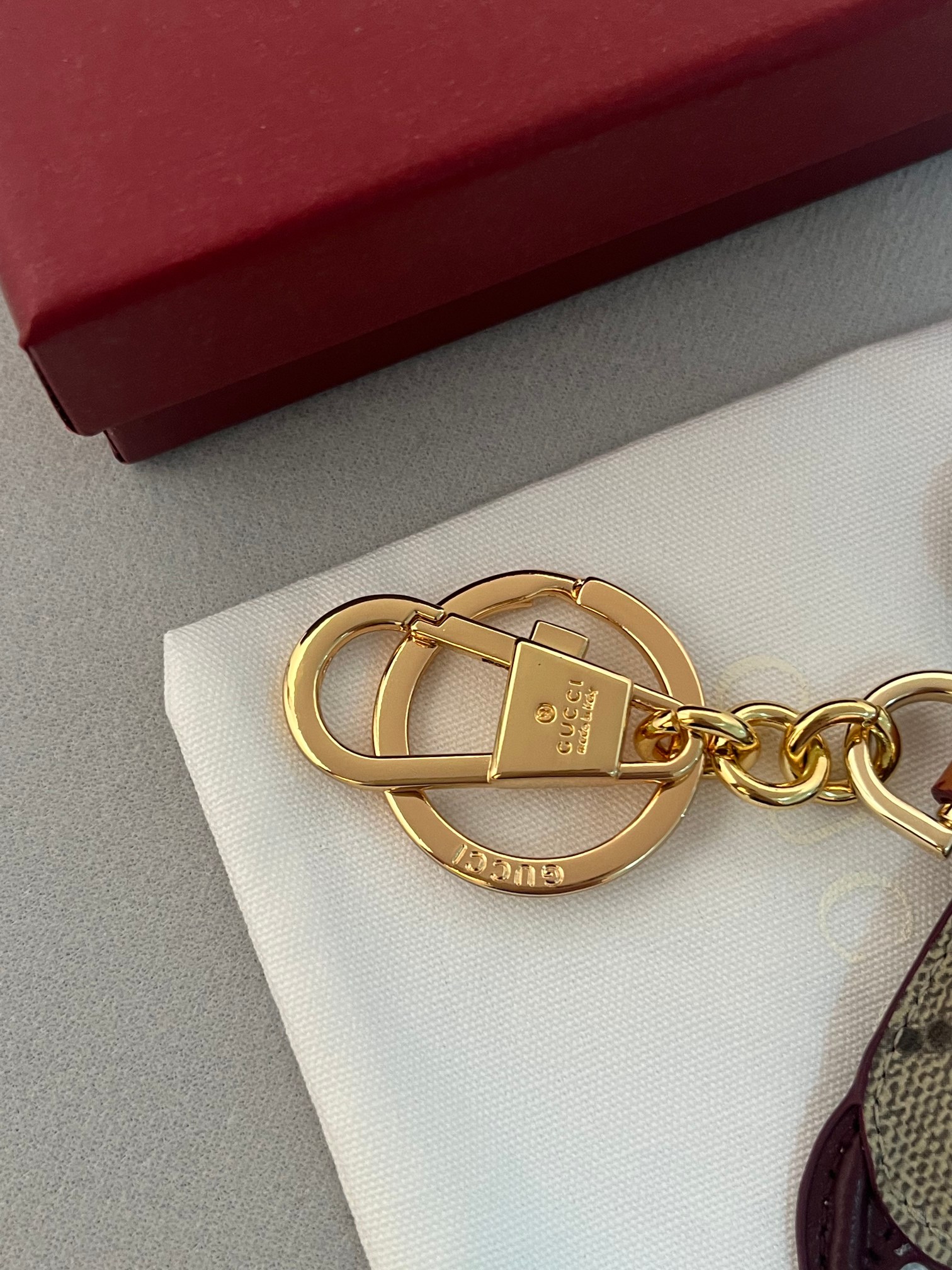 Gucci GG Emblem Cat Charm